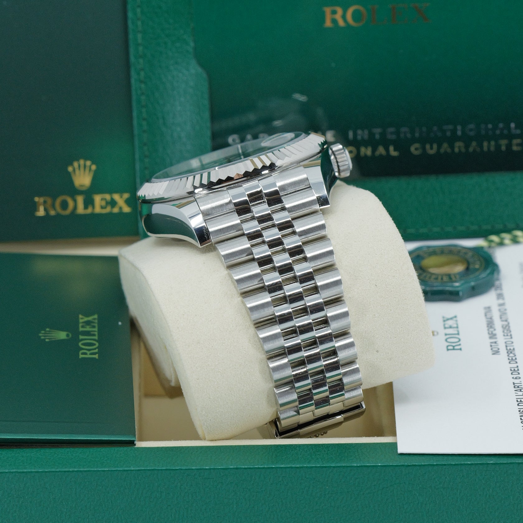 ROLEX SKY-DWELLER 336934 – QUADRANTE VERDE – 2026 – NUOVO – FULL SET