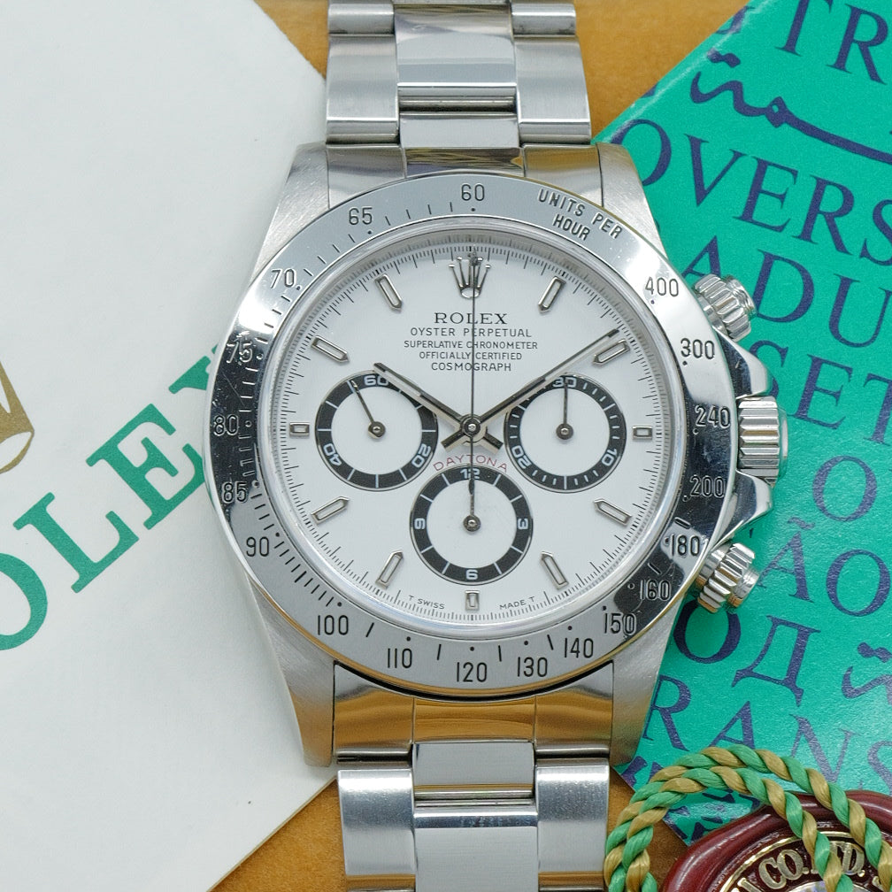 ROLEX DAYTONA ZENITH REFERENZA 16520 BIANCO SERIALE A