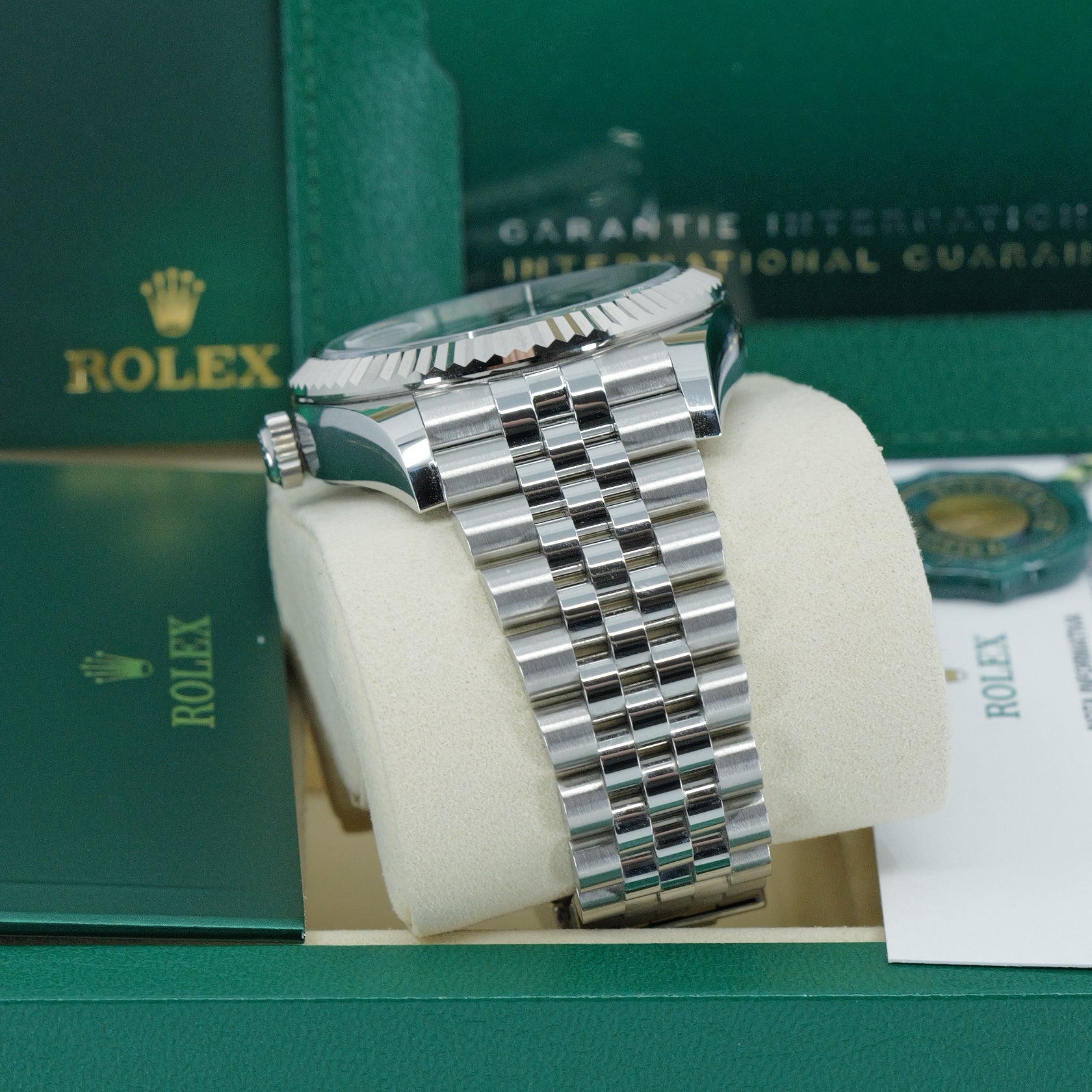 ROLEX SKY-DWELLER 336934 – QUADRANTE VERDE – 2026 – NUOVO – FULL SET