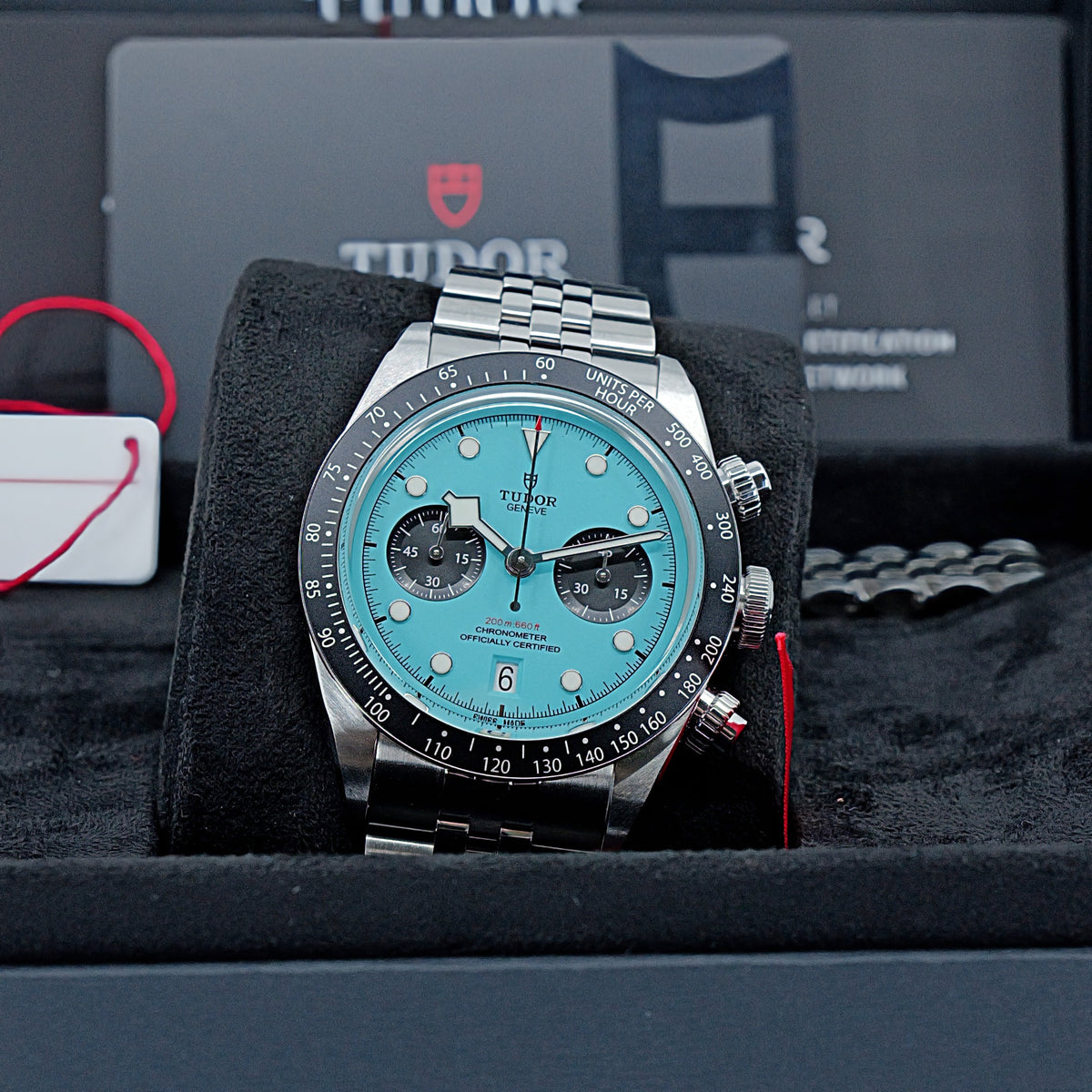 TUDOR BLACK BAY CHRONO “FLAMINGO BLUE” REF. 79360N