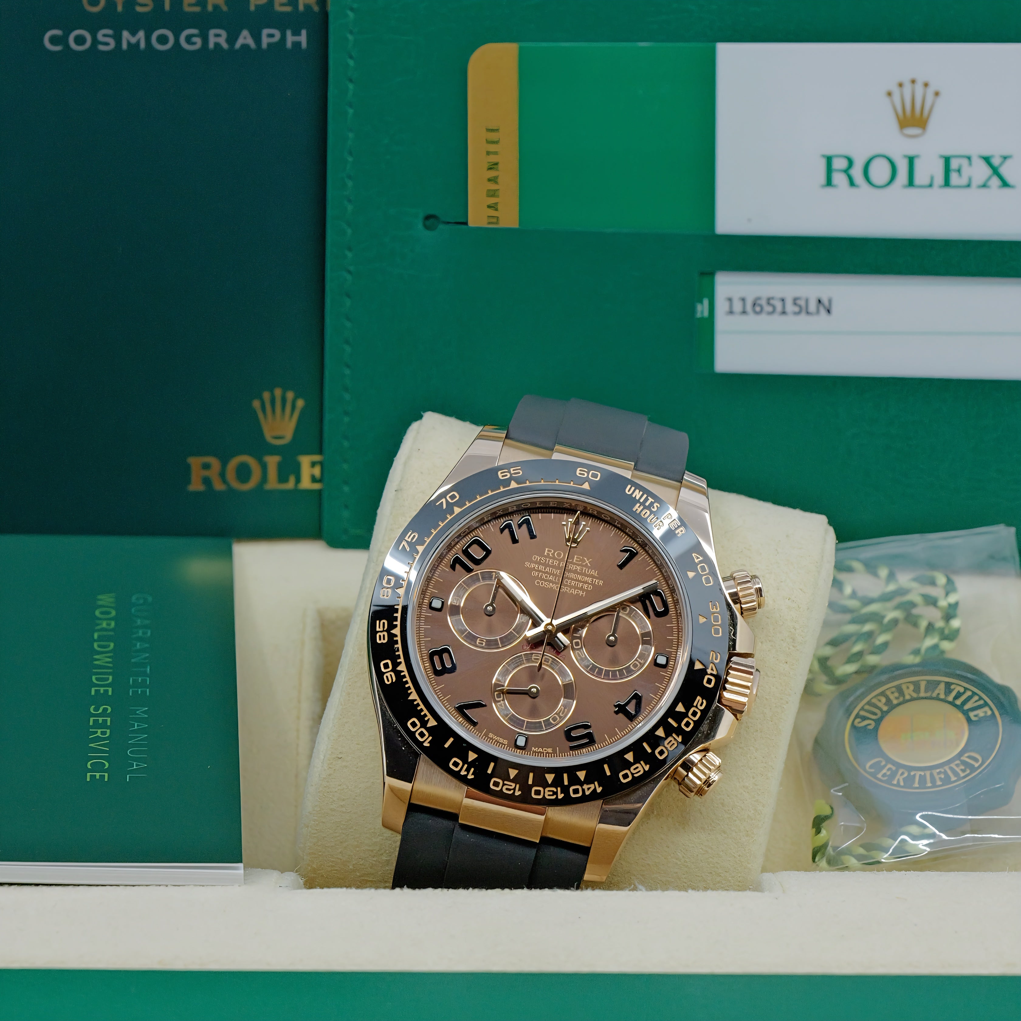 ROLEX COSMOGRAPH DAYTONA 116515LN CHOCOLATE