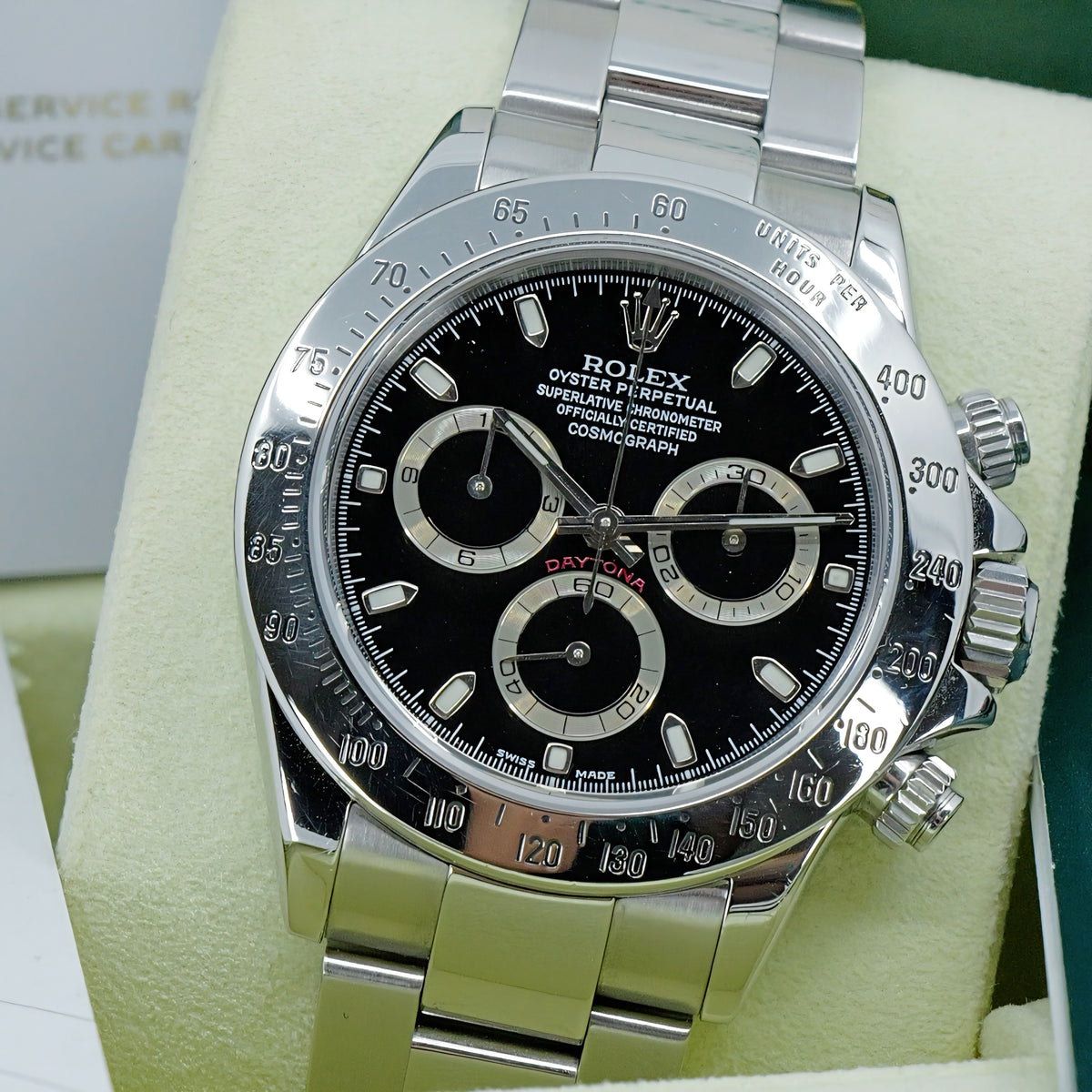 ROLEX COSMOGRAPH DAYTONA - REF 116520 - 2002 - FULL SET CON SERVICE ROLEX