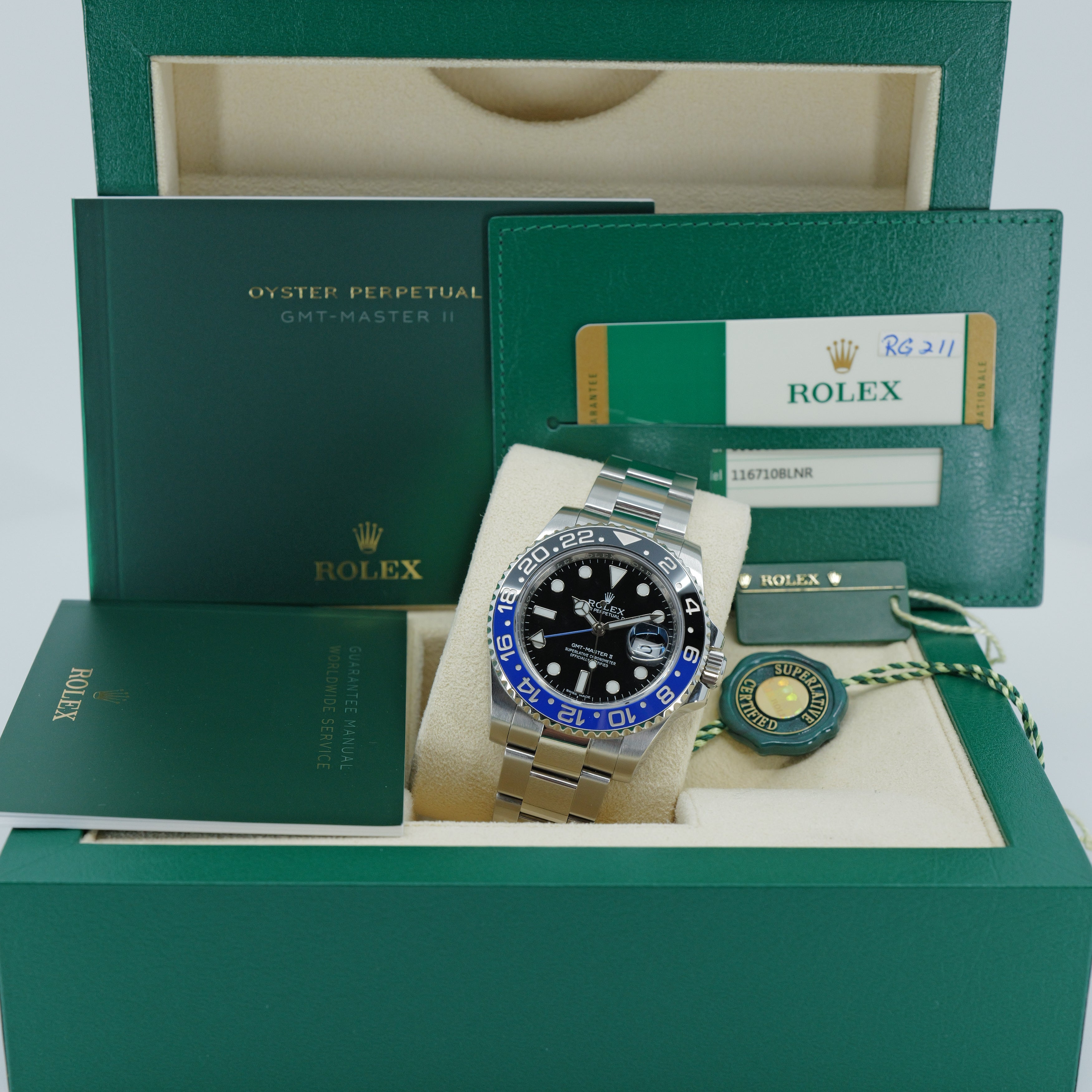 ROLEX GMT-MASTER II Ref. 116710BLNR "Batman"