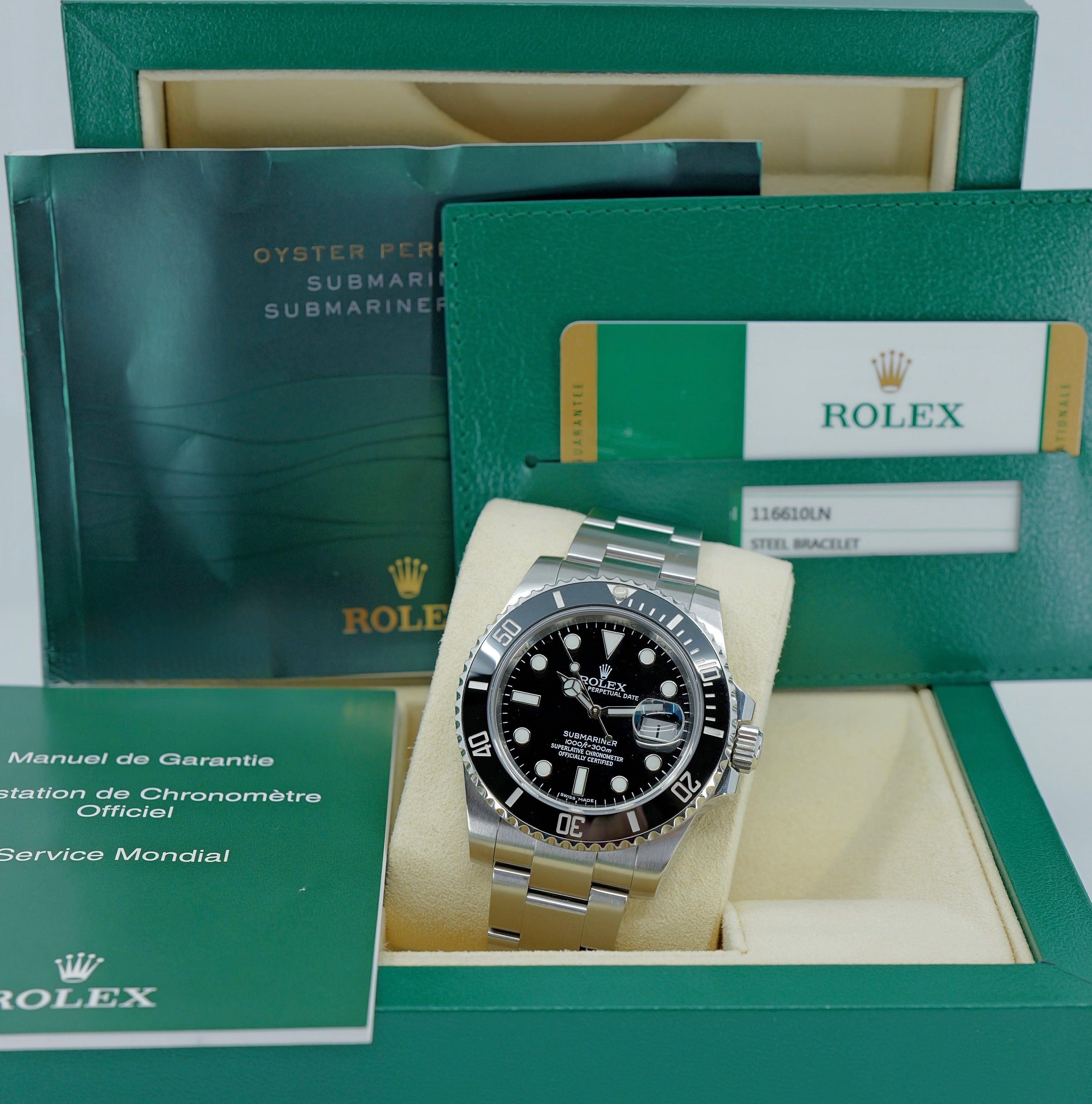 ROLEX SUBMARINER DATE 116610LN