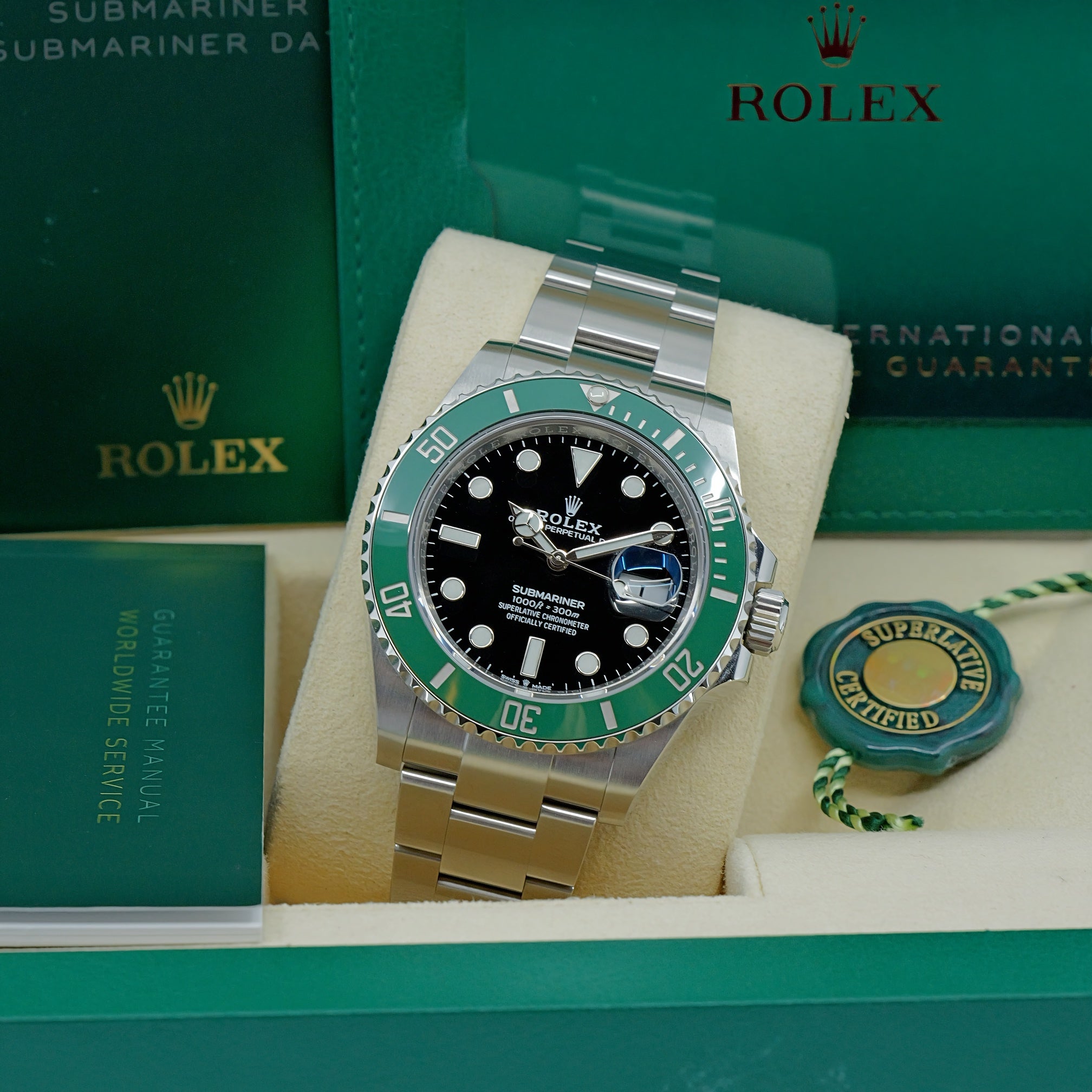 ROLEX SUBMARINER 126610LV "Starbucks"