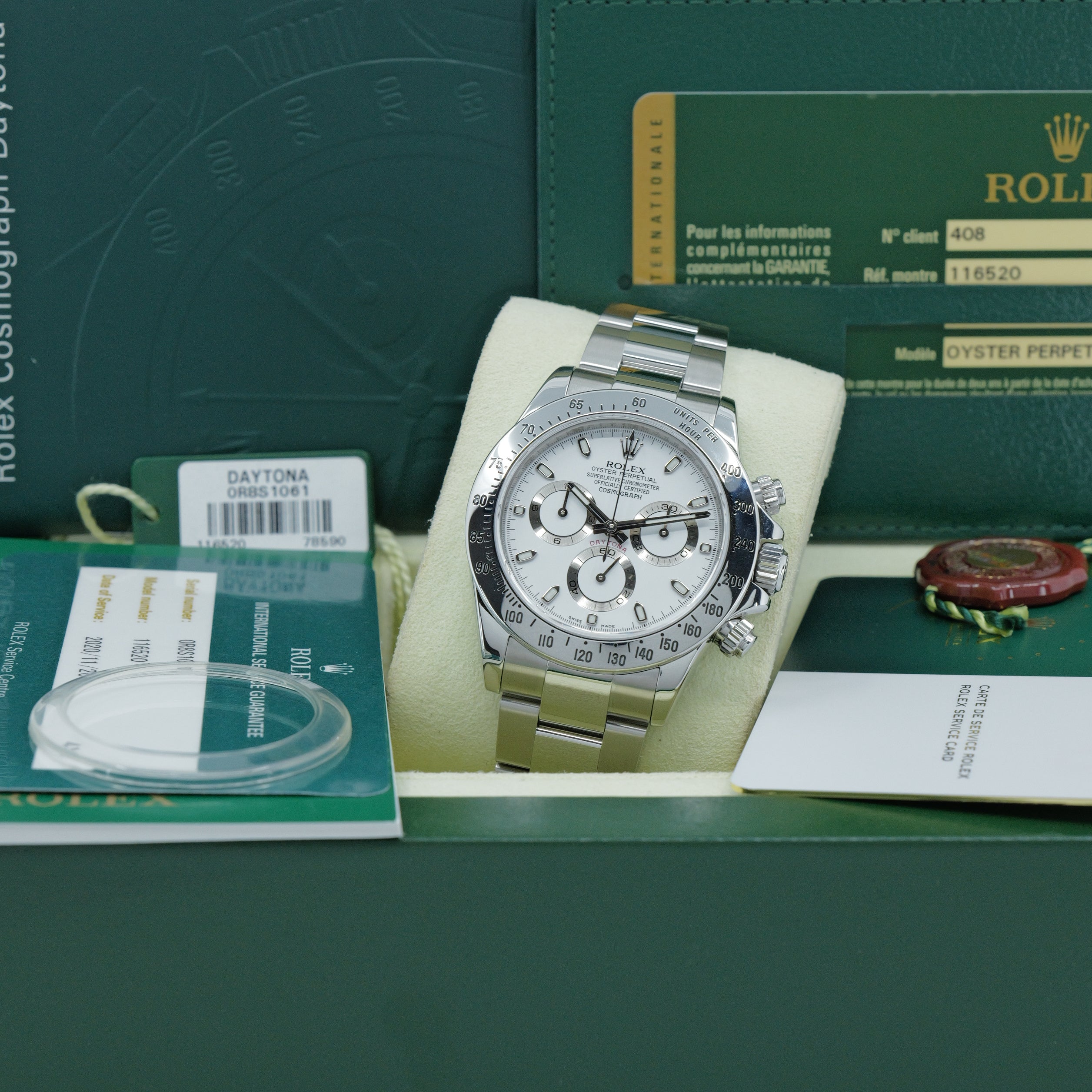 Rolex Cosmograph Daytona 116520 White