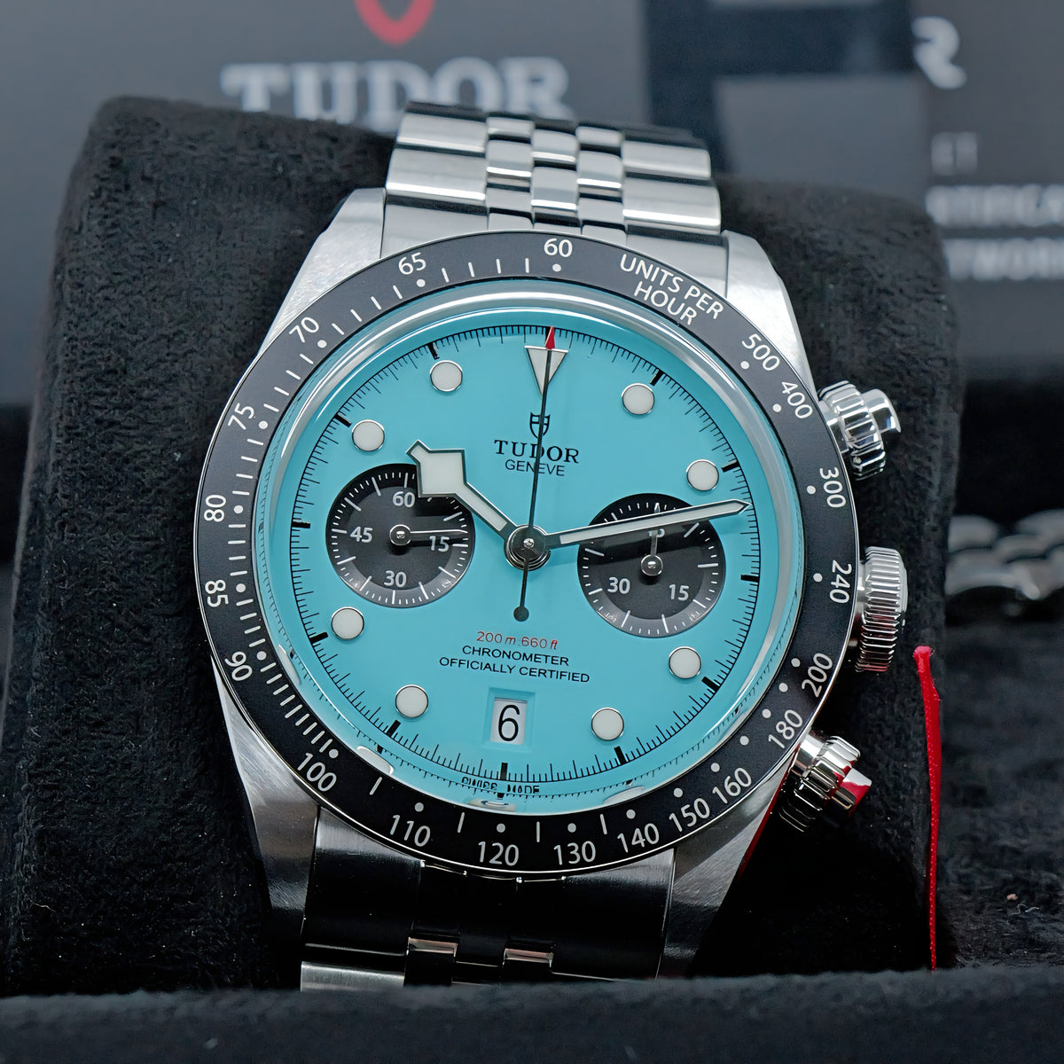 TUDOR BLACK BAY CHRONO “FLAMINGO BLUE” REF. 79360N