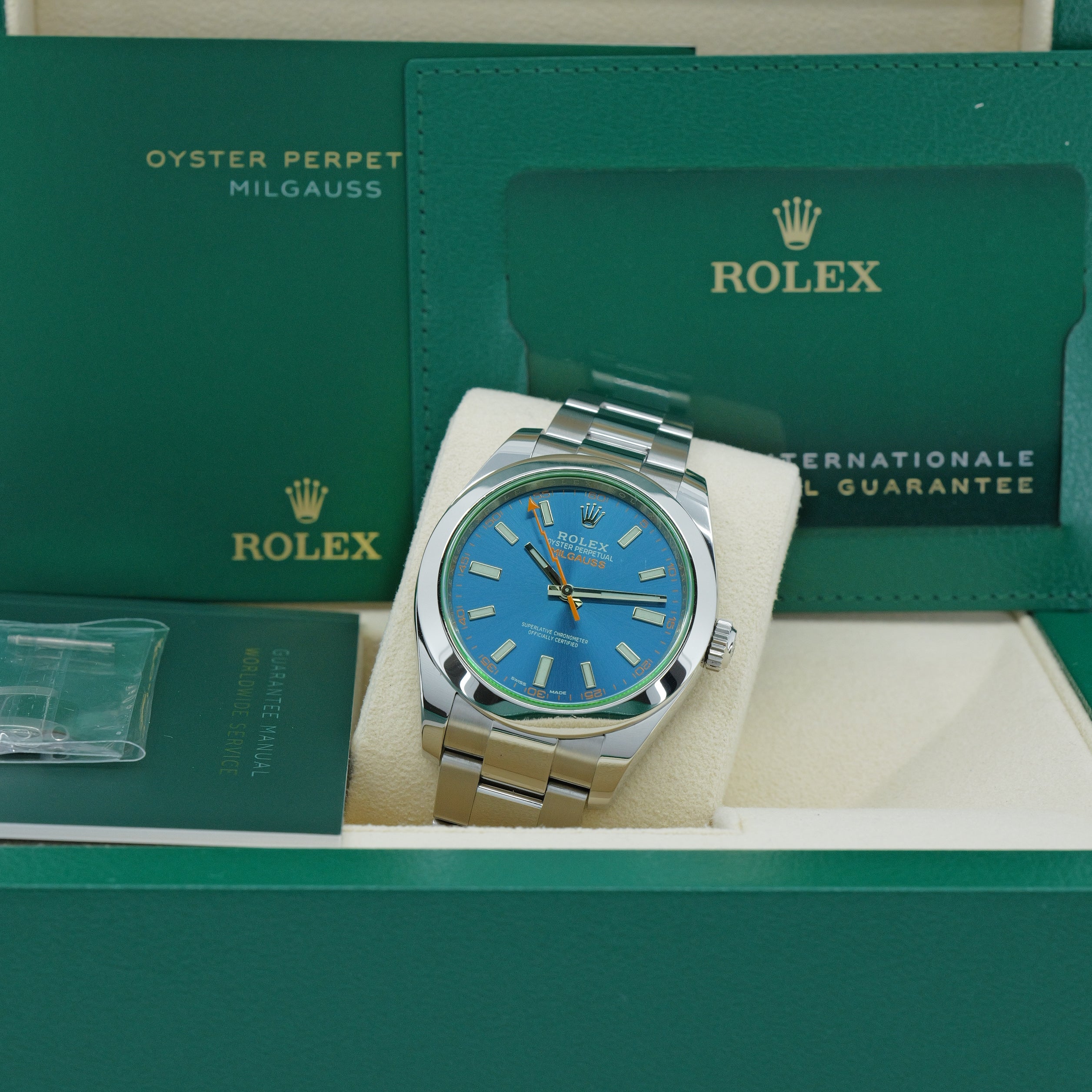 ROLEX MILGAUSS Ref. 116400GV