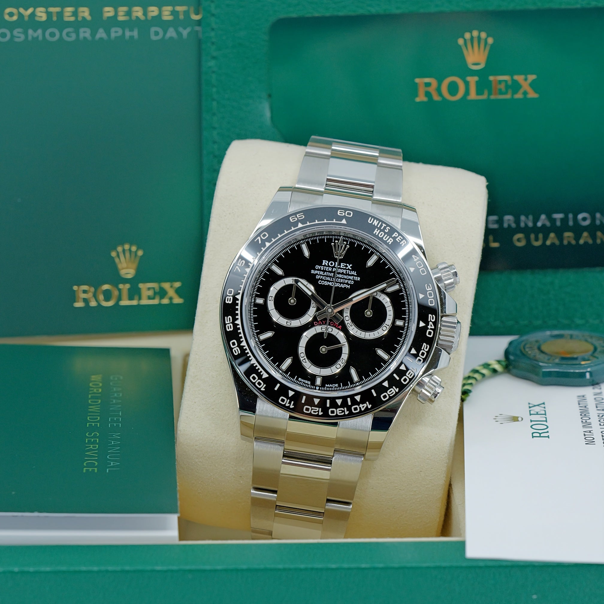 ROLEX COSMOGRAPH DAYTONA 126500LN – 2026 – NUOVO – FULL SET