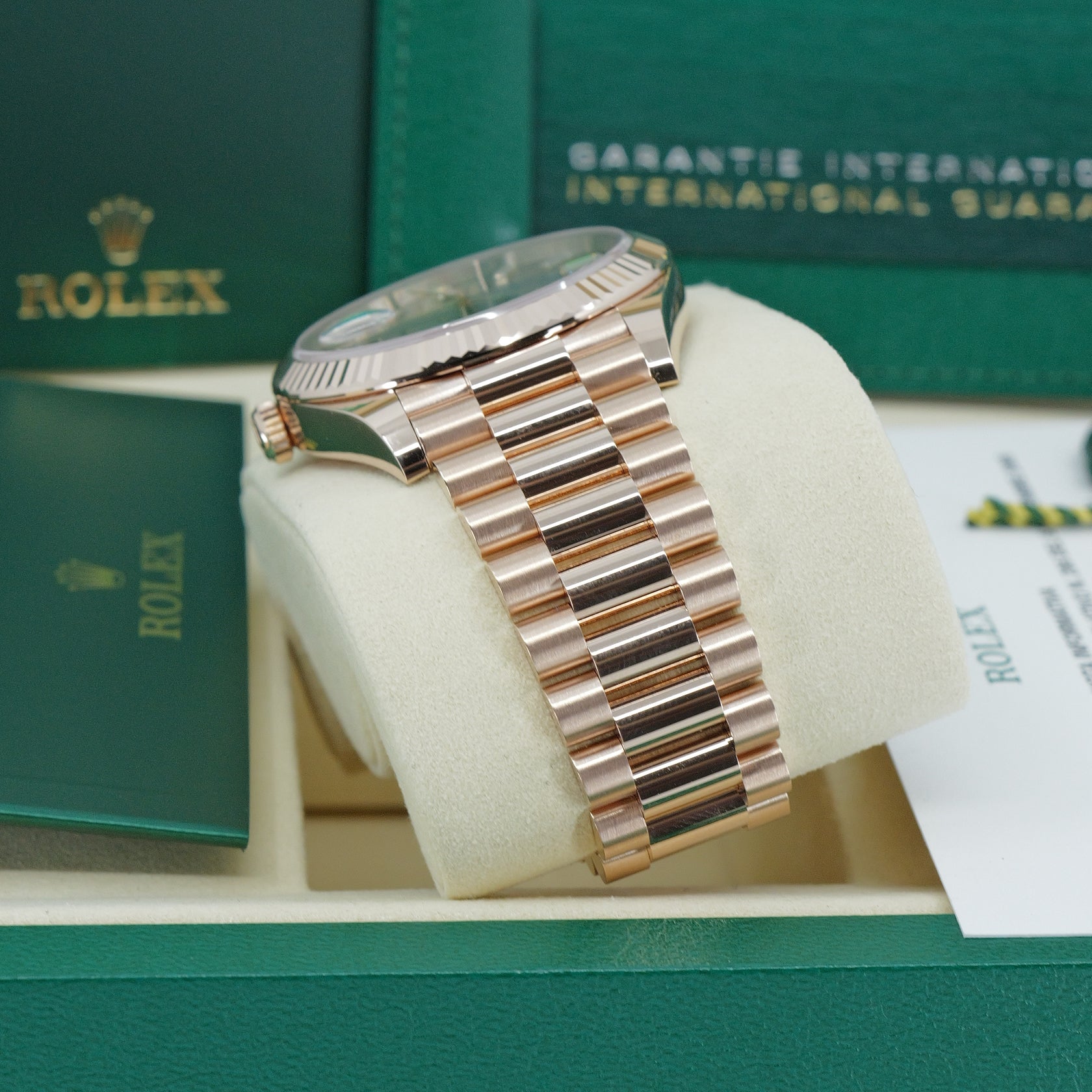 ROLEX DAY-DATE 40mm “Eisenkiesel” ORO ROSA