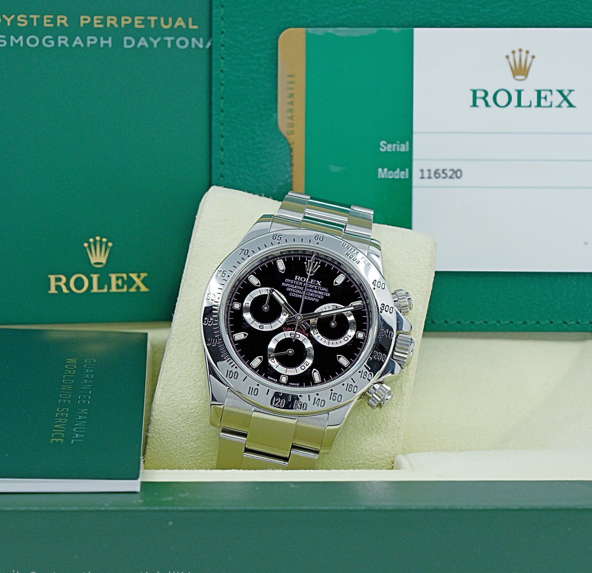 ROLEX COSMOGRAPH DAYTONA NERO 116520 CHROMALIGHT