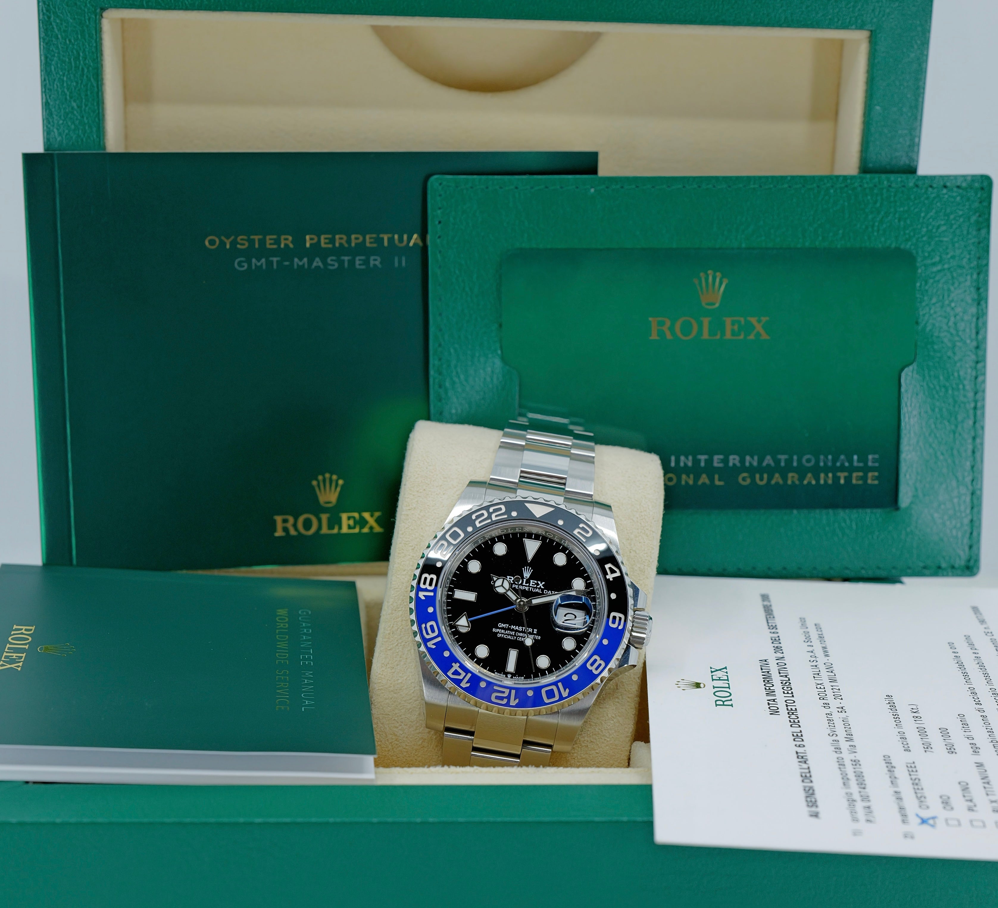 ROLEX GMT-MASTER II 126710BLNR - OYSTER