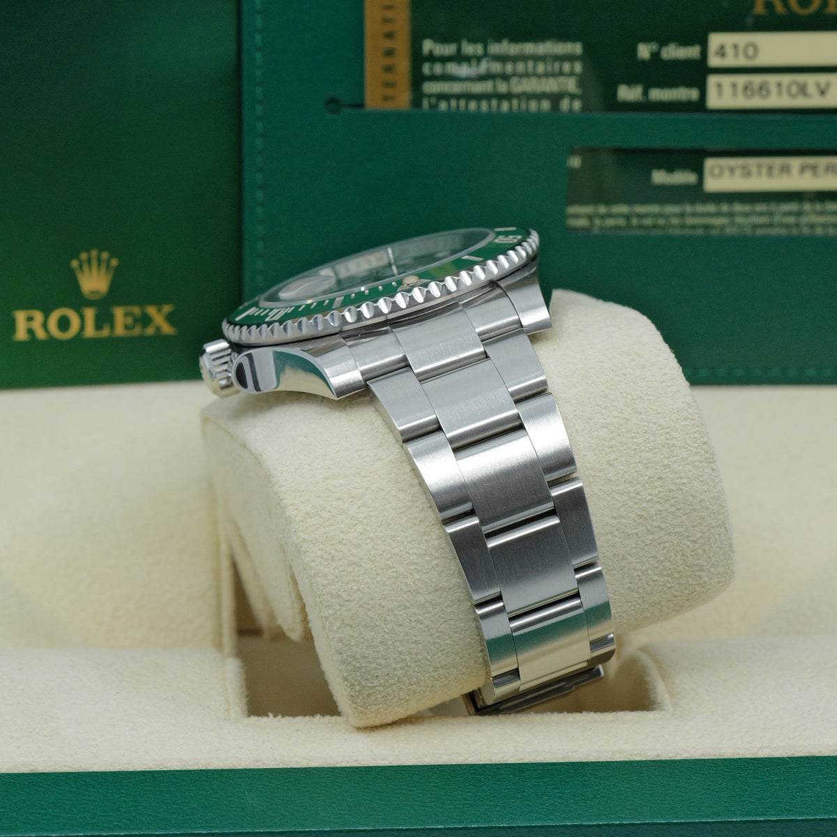 ROLEX SUBMARINER DATE 116610LV “HULK” – 2012 – FULL SET
