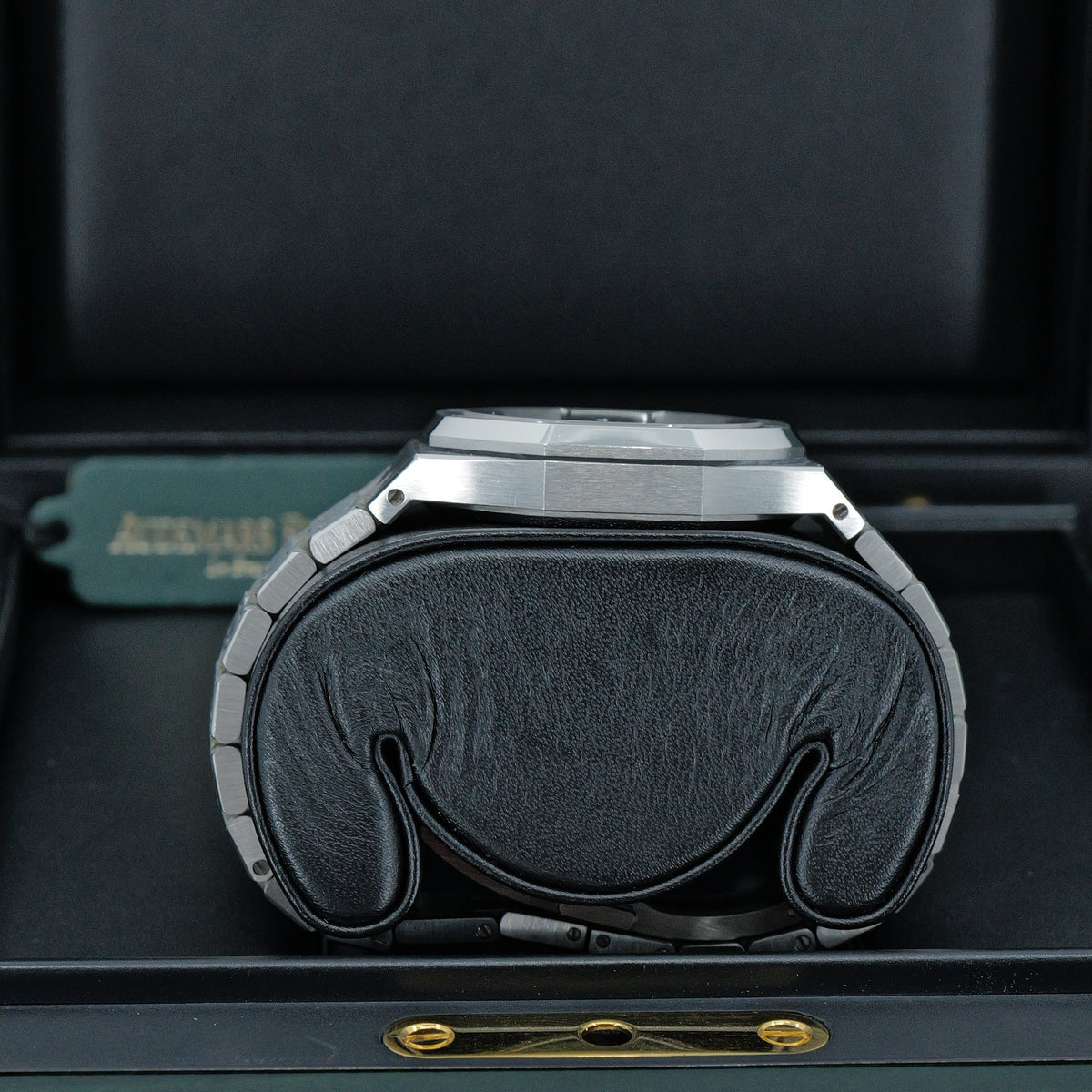 AUDEMARS PIGUET ROYAL OAK 15450ST.OO.1256ST.01 – QUADRANTE ARGENTÉ – 2015 – PARI AL NUOVO – FULL SET