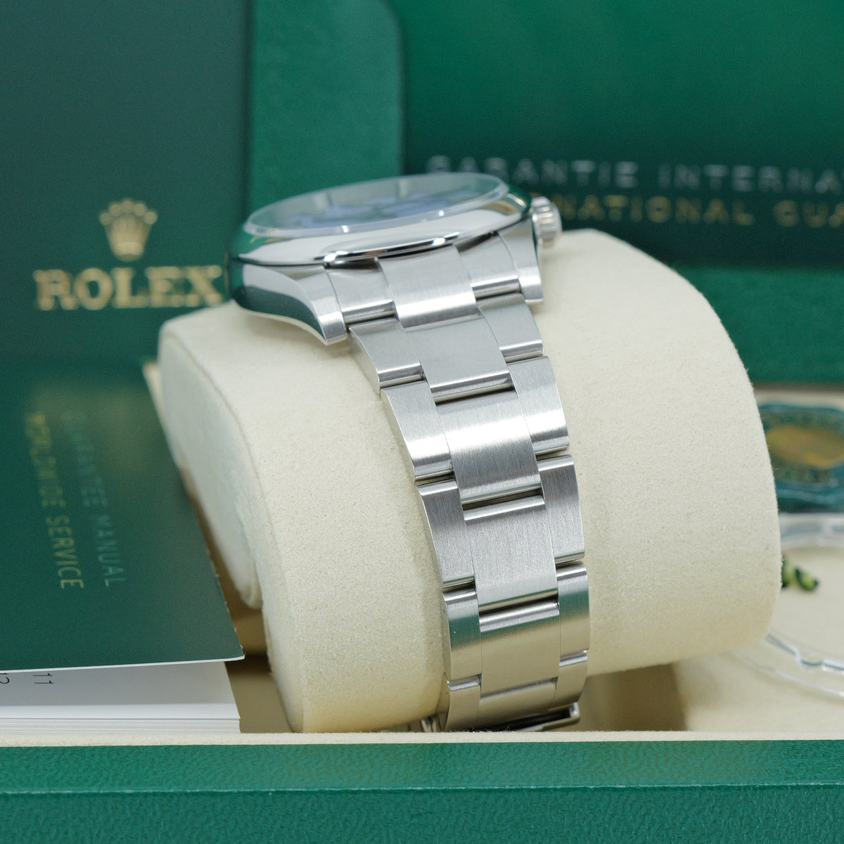 ROLEX OYSTER PERPETUAL 34 REF. 124200 – QUADRANTE LAVANDA – 2026 – NUOVO – FULL SET ITALIANO