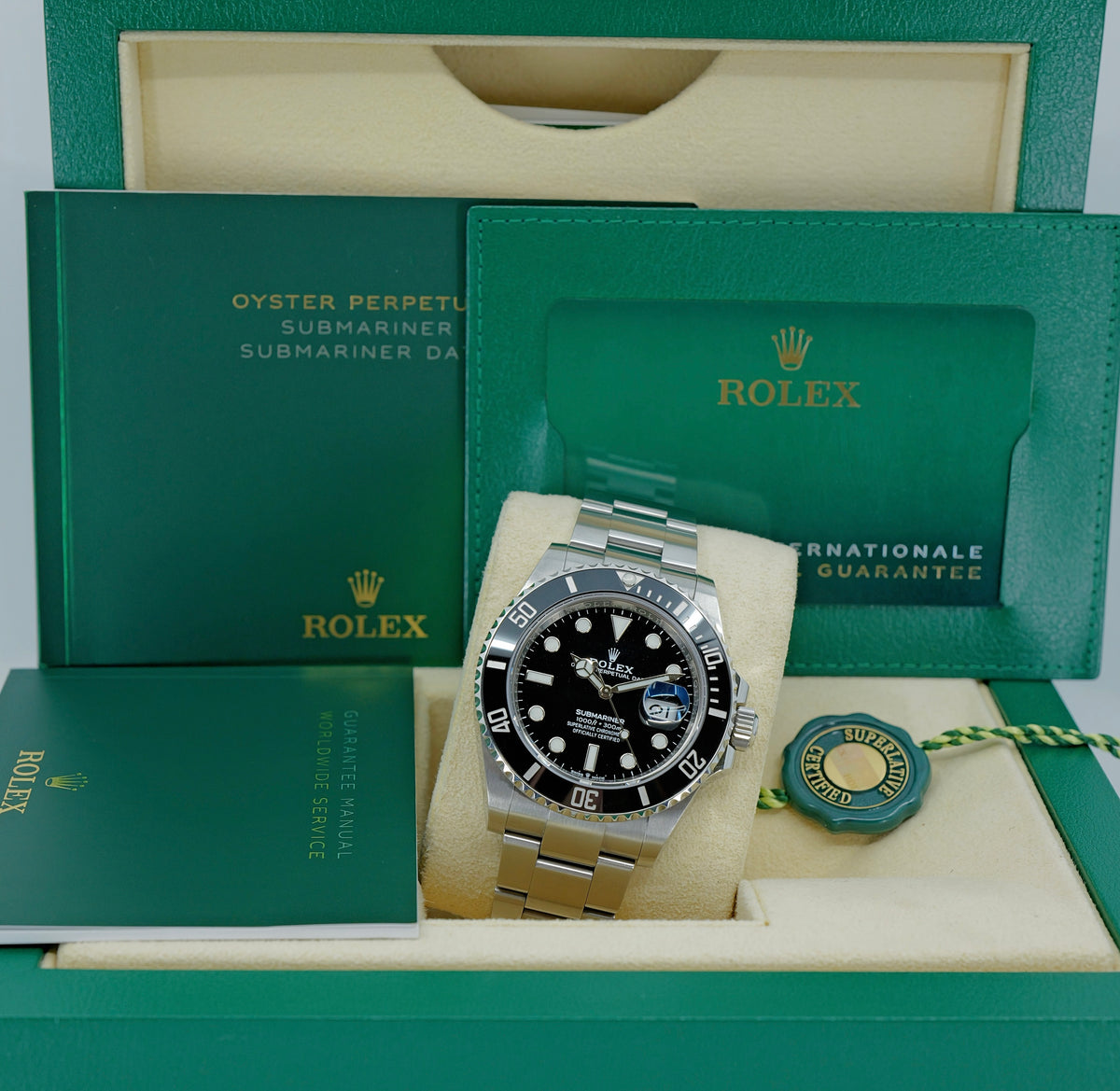 ROLEX SUBMARINER DATE REF. 126610LN – QUADRANTE NERO – 2021 – COME NUOVO – FULL SET