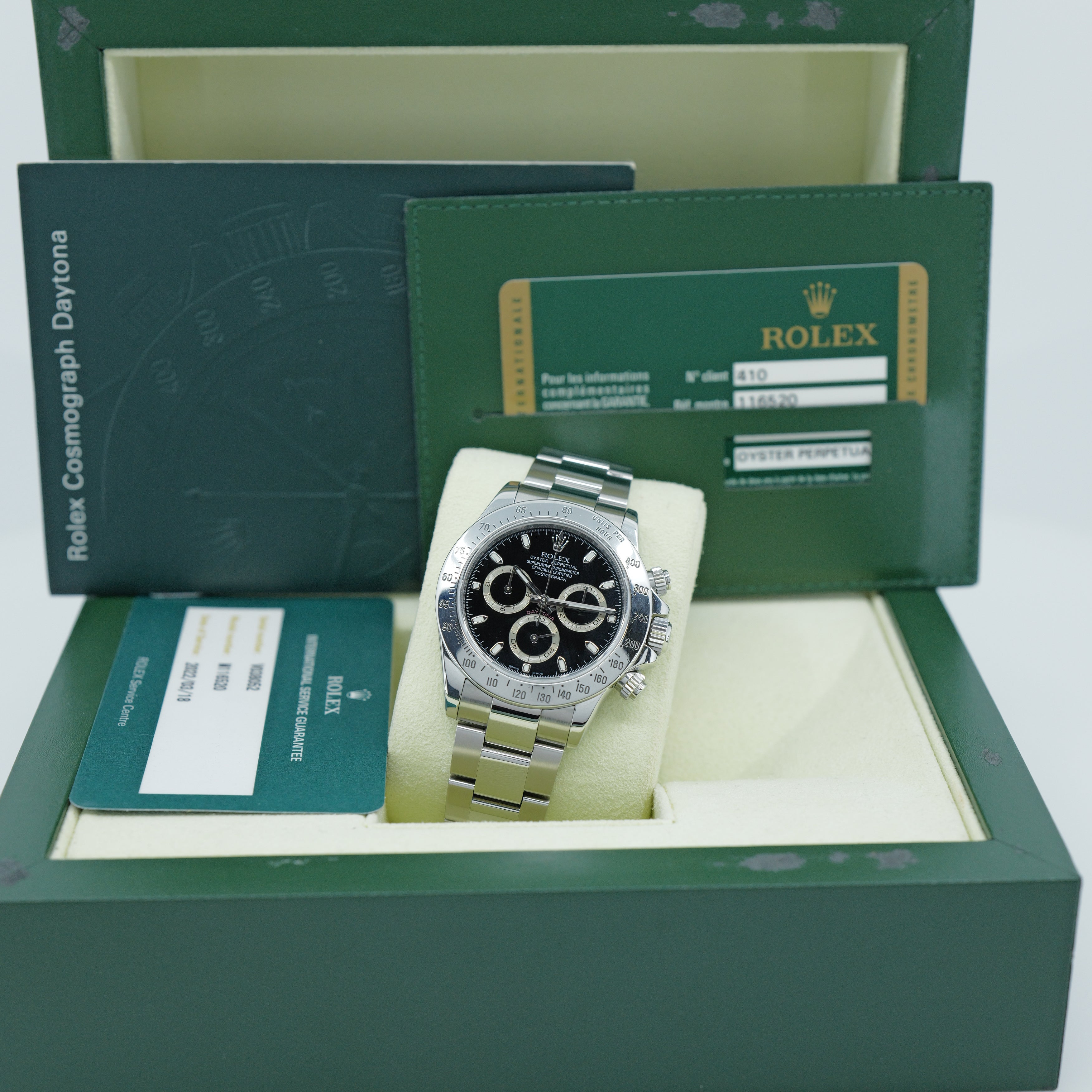 Rolex Cosmograph Daytona 116520 Black Dial