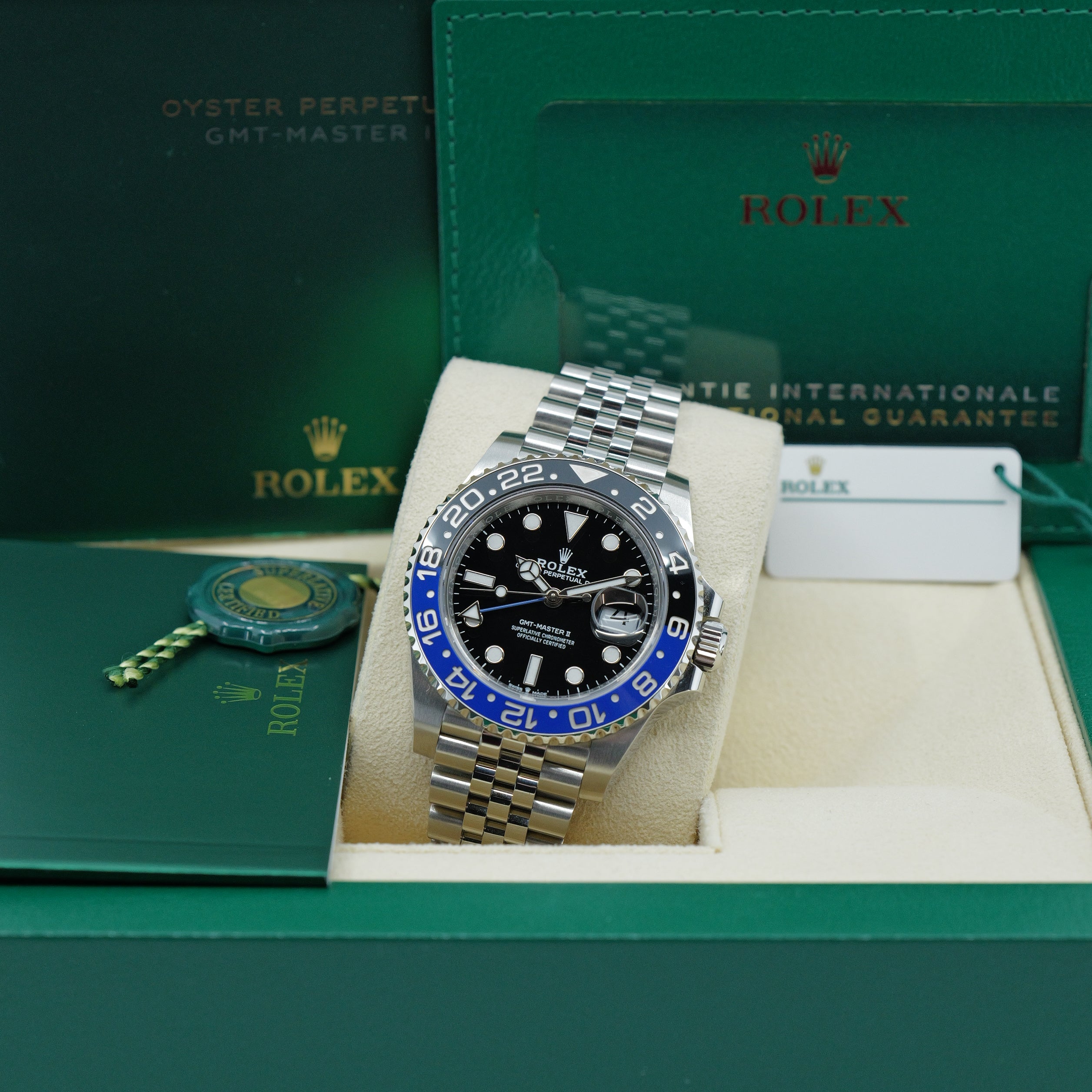 ROLEX GMT MASTER II 126710BLNR "BATGIRL"