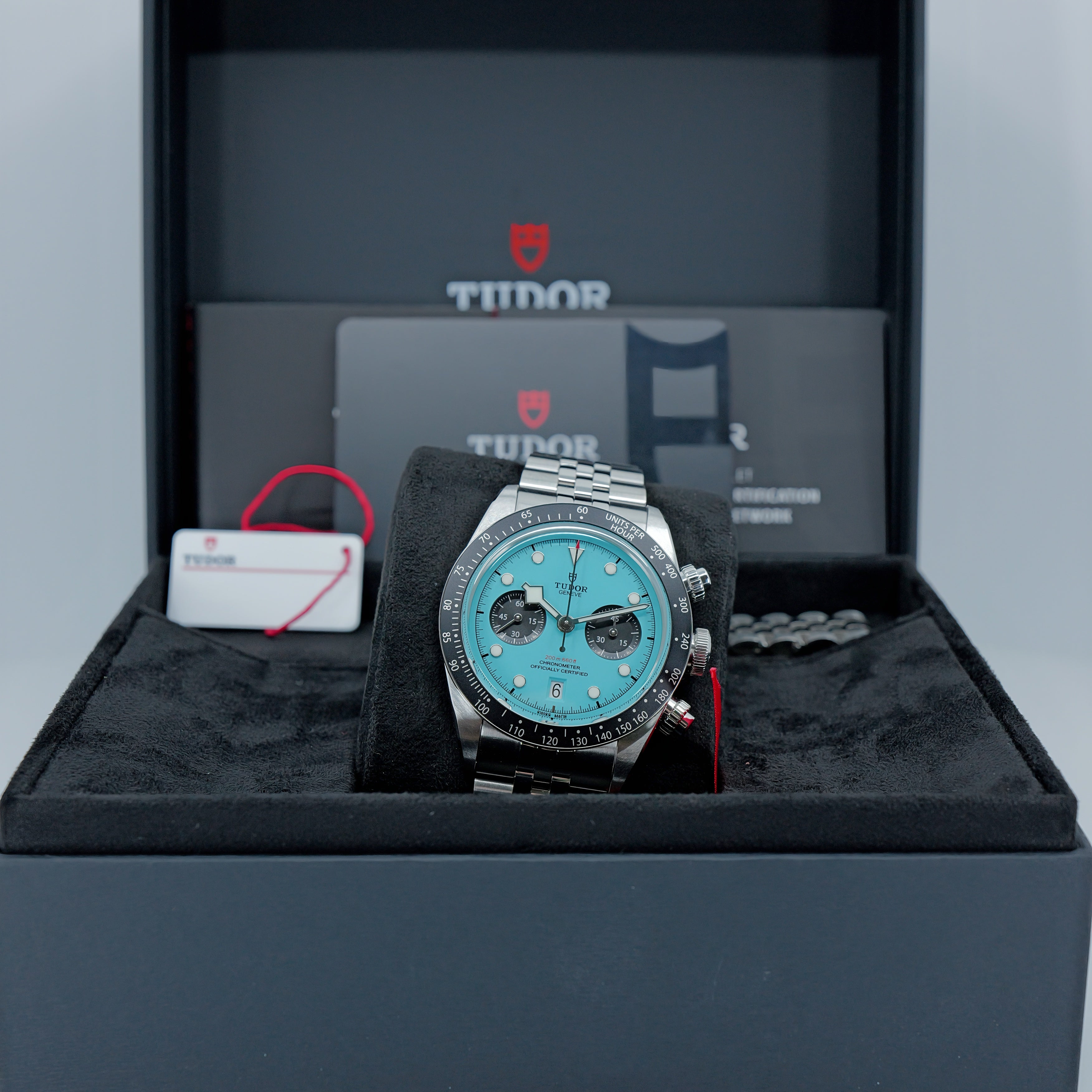 TUDOR BLACK BAY CHRONO “FLAMINGO BLUE” REF. 79360N