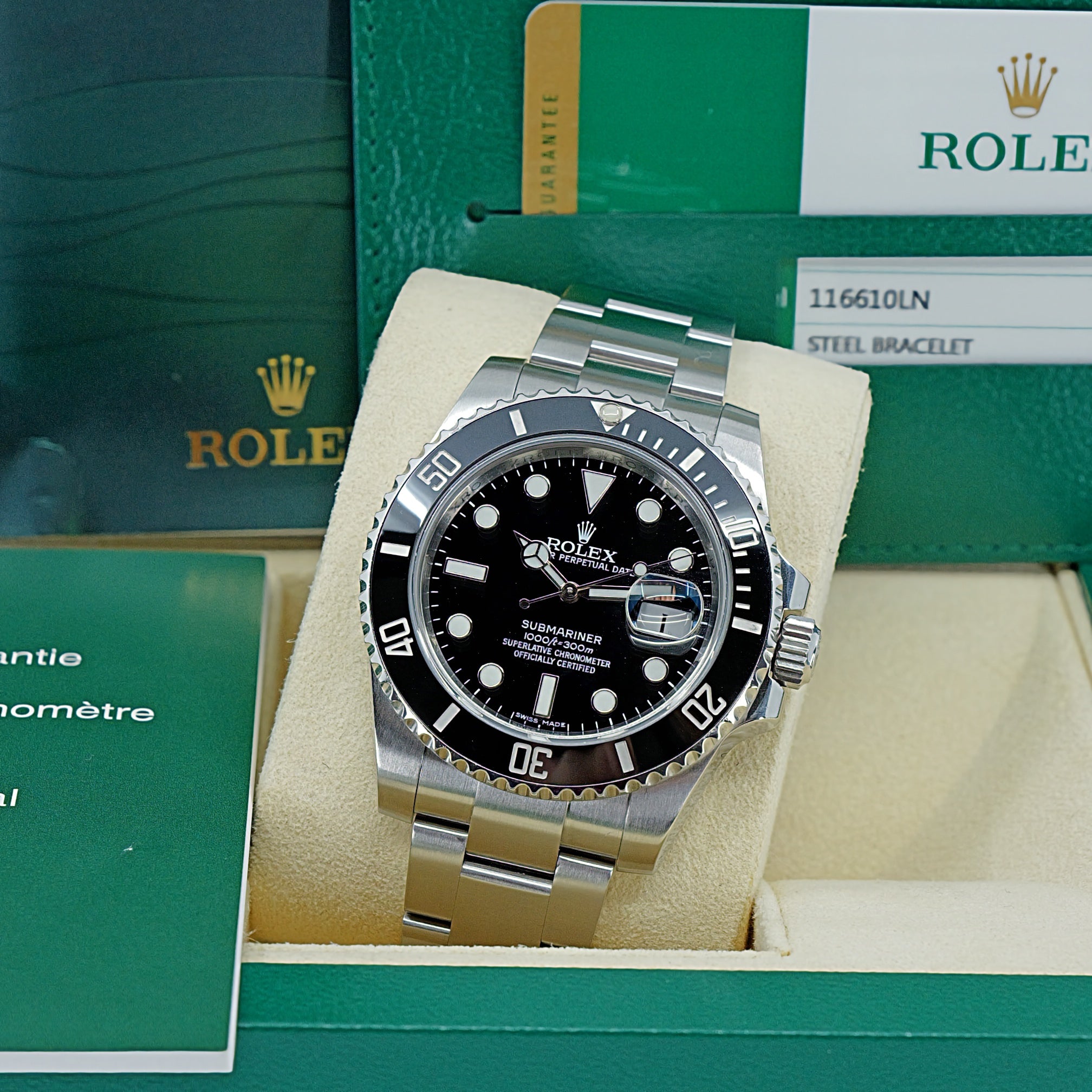 ROLEX SUBMARINER DATE 116610LN