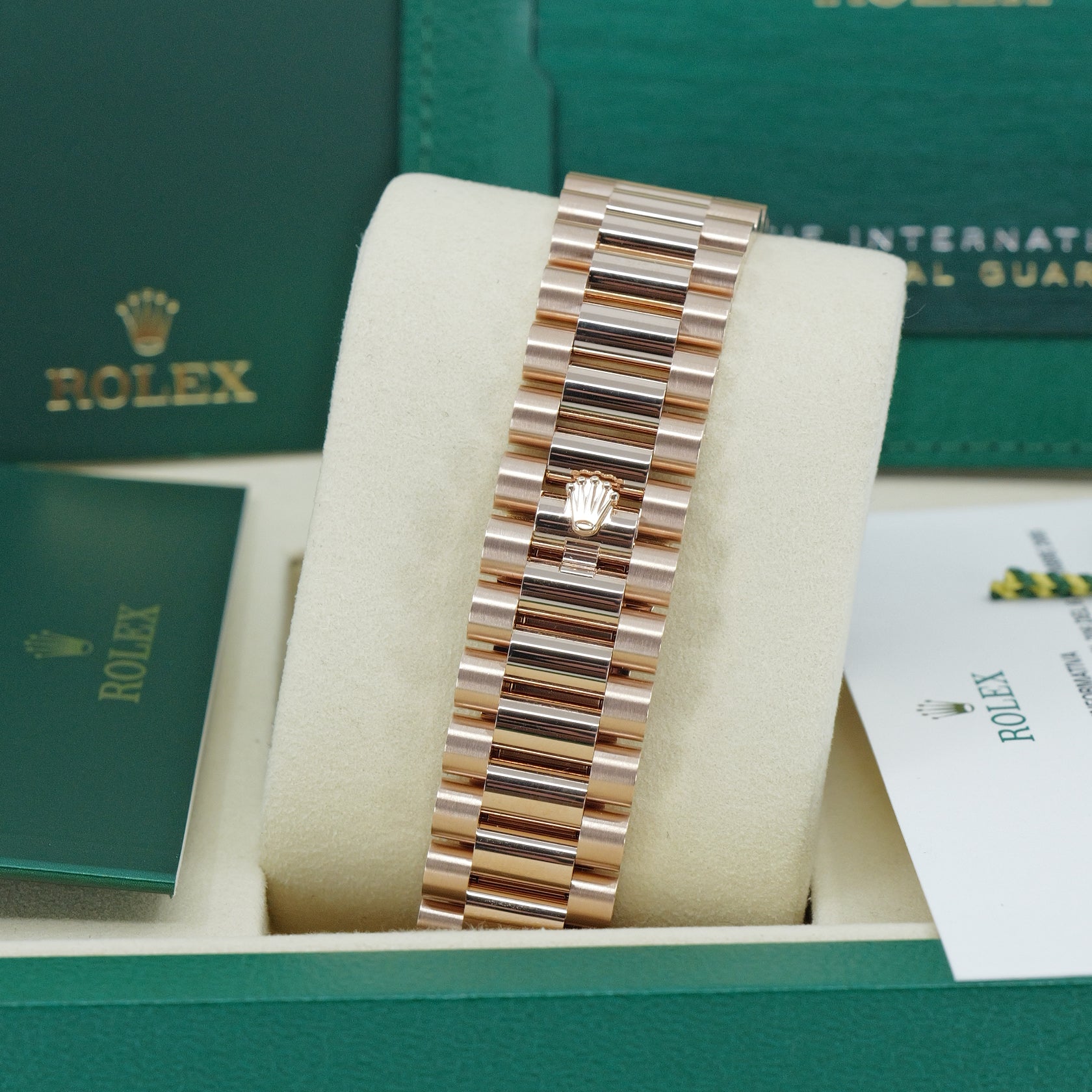 ROLEX DAY-DATE 40mm “Eisenkiesel” ORO ROSA
