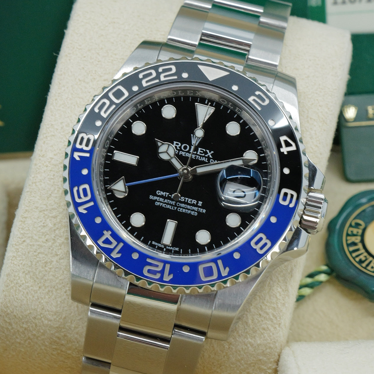 ROLEX GMT-MASTER II Ref. 116710BLNR "Batman"