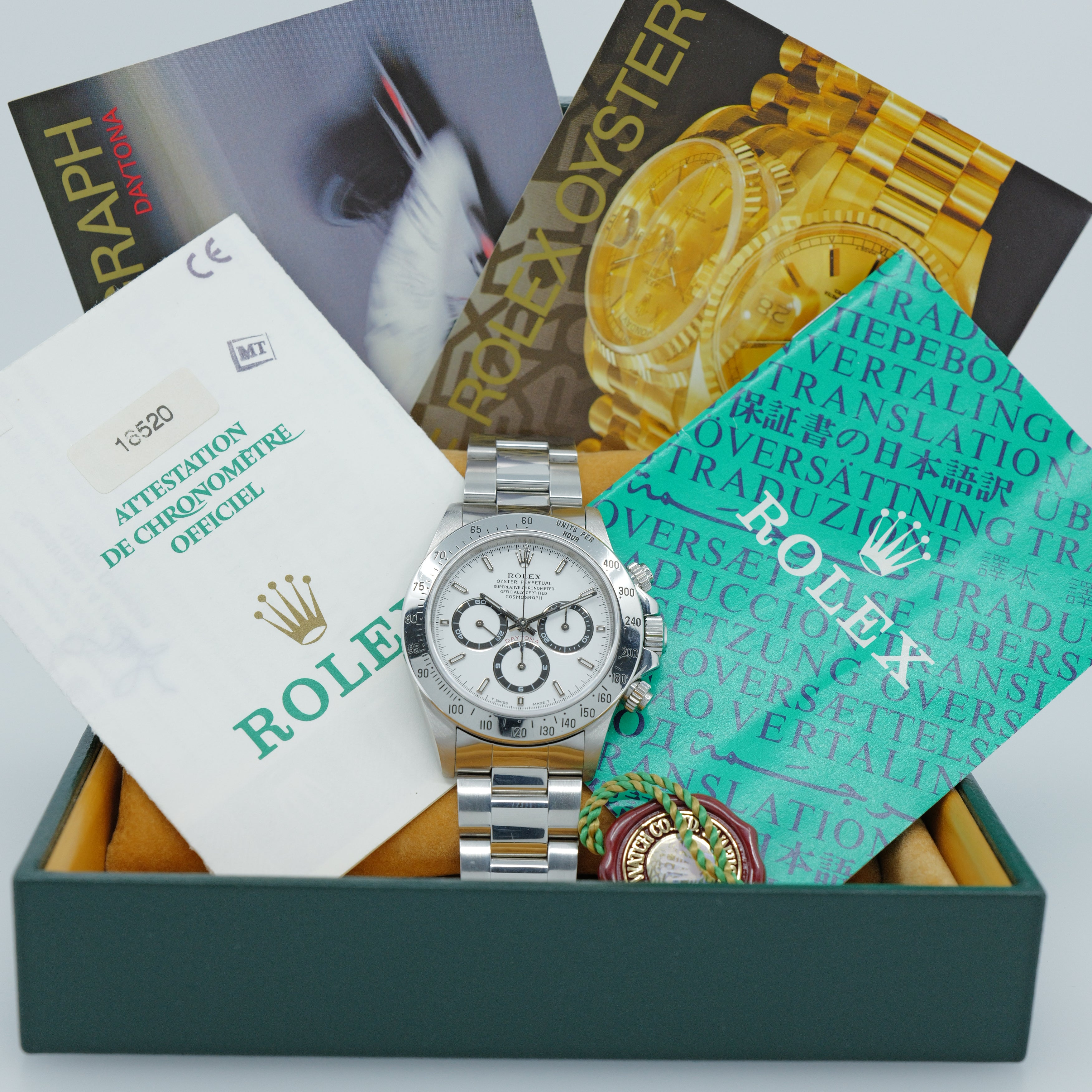 ROLEX DAYTONA ZENITH REFERENZA 16520 BIANCO SERIALE A