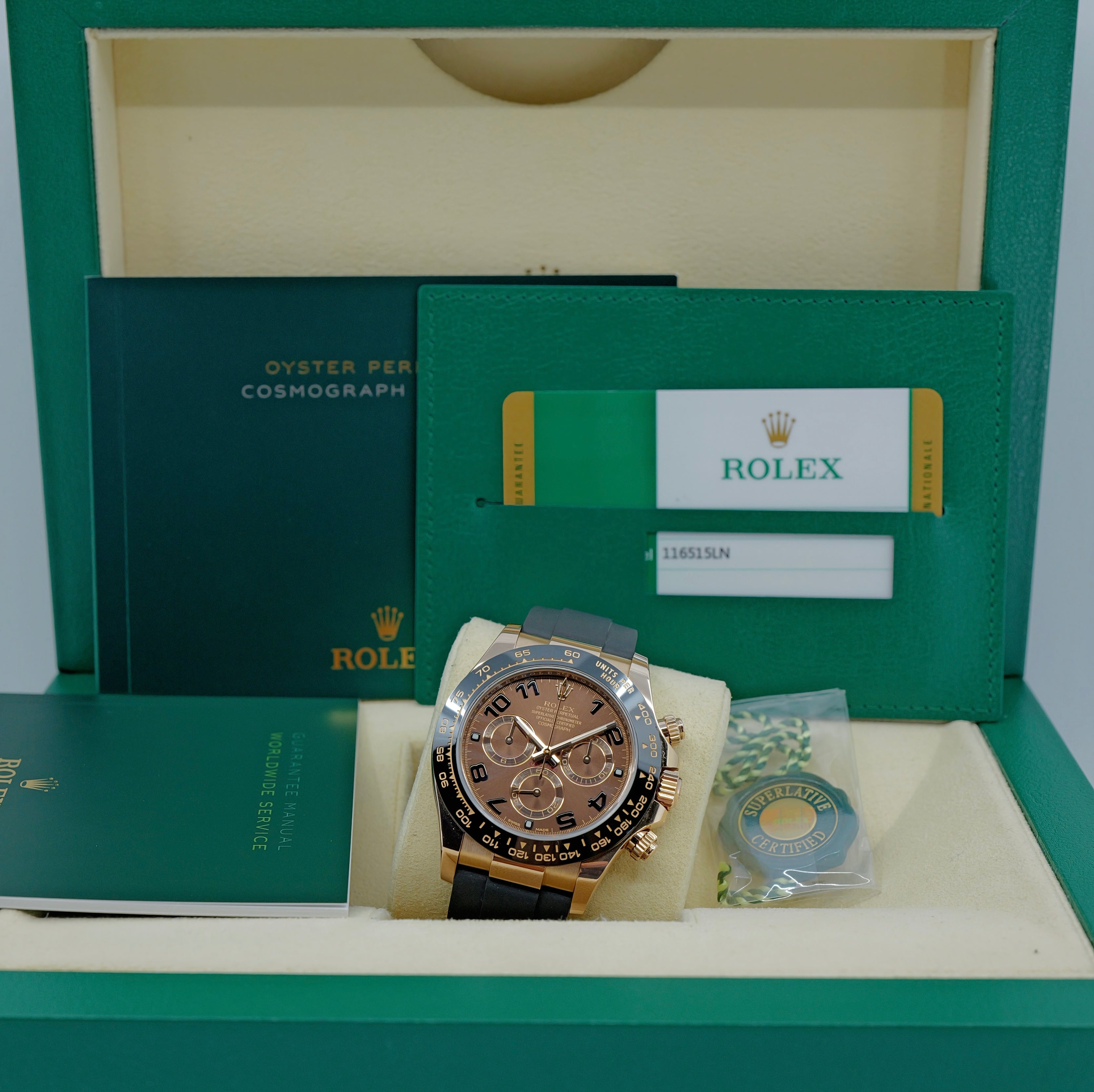 ROLEX COSMOGRAPH DAYTONA 116515LN CHOCOLATE