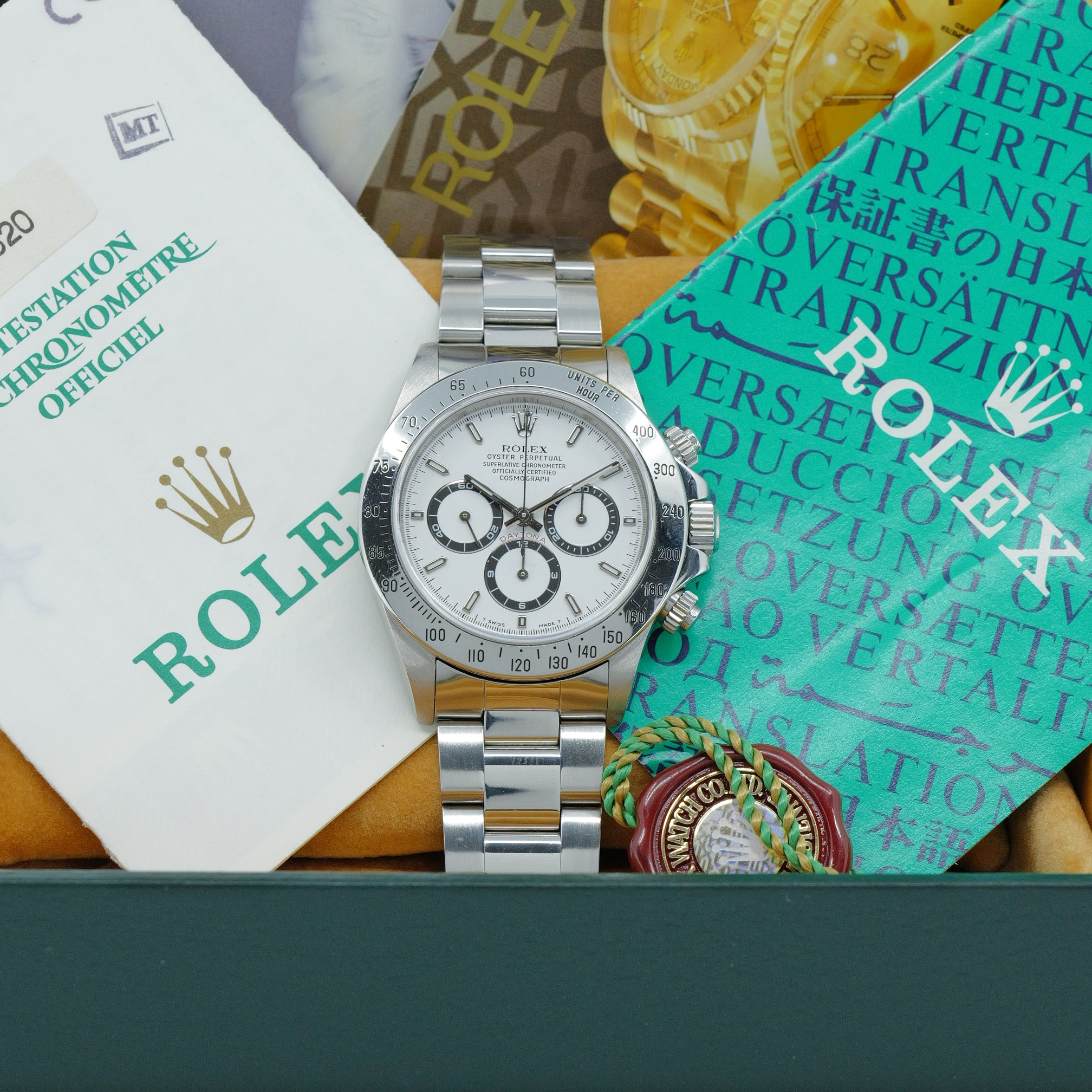 ROLEX DAYTONA ZENITH REFERENZA 16520 BIANCO SERIALE A