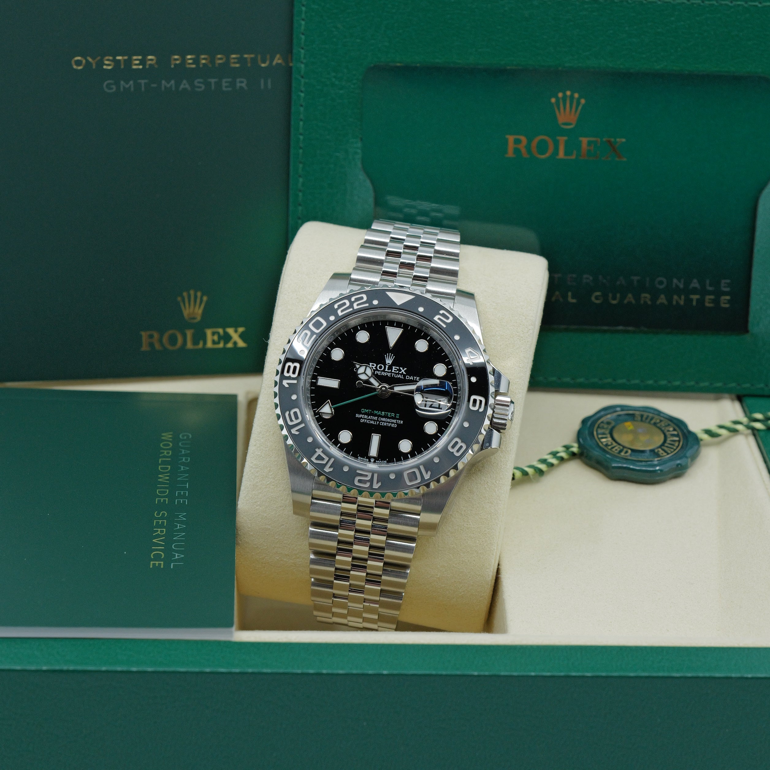 ROLEX GMT-MASTER II Ref. 126710GRNR