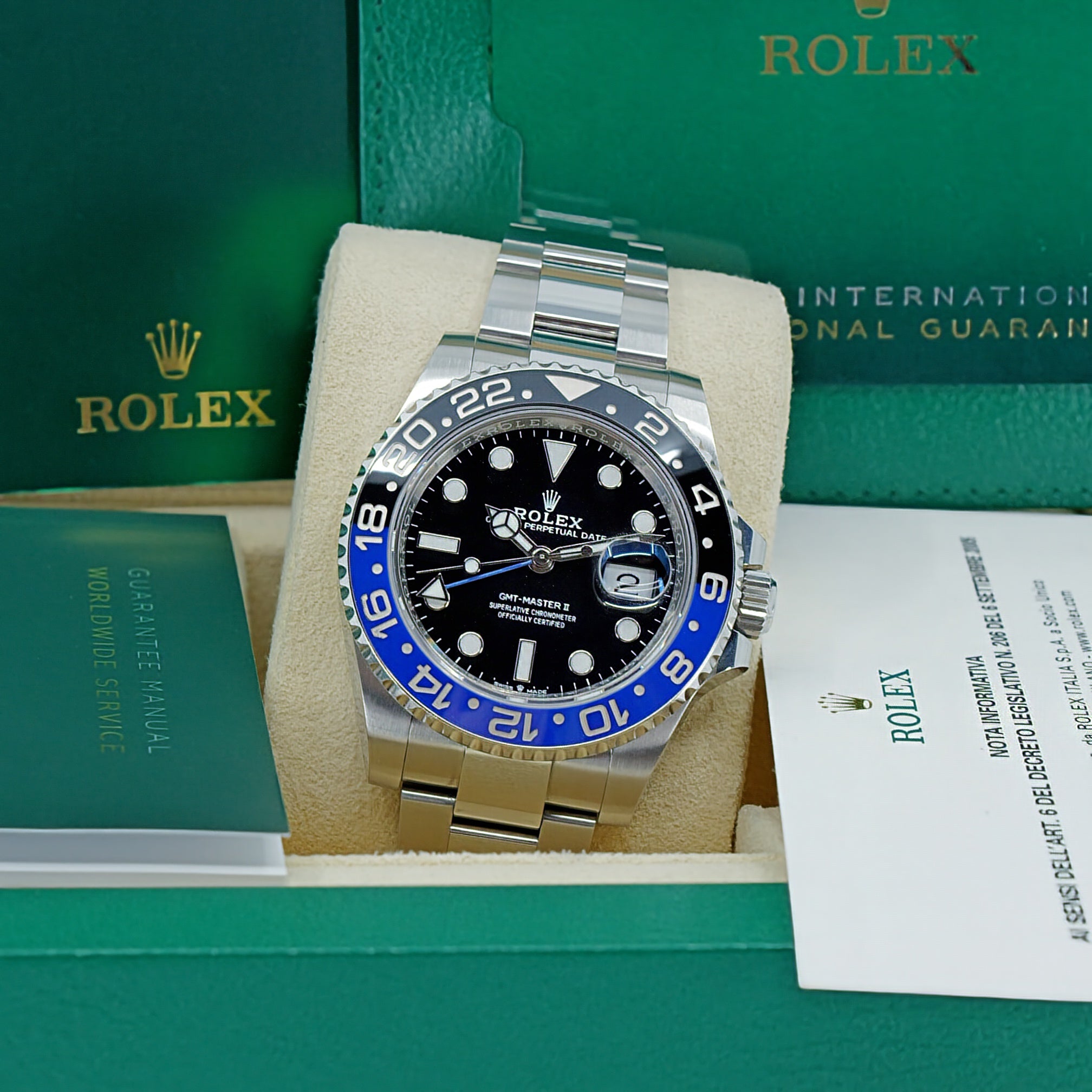 ROLEX GMT-MASTER II 126710BLNR - OYSTER