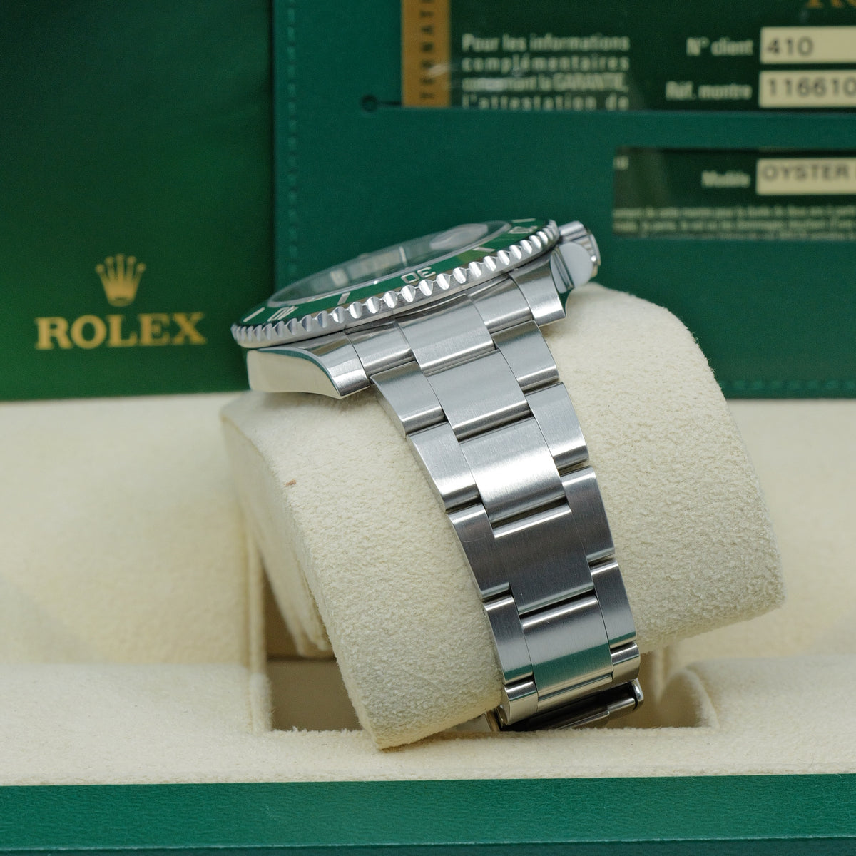 ROLEX SUBMARINER DATE 116610LV “HULK” – 2012 – FULL SET