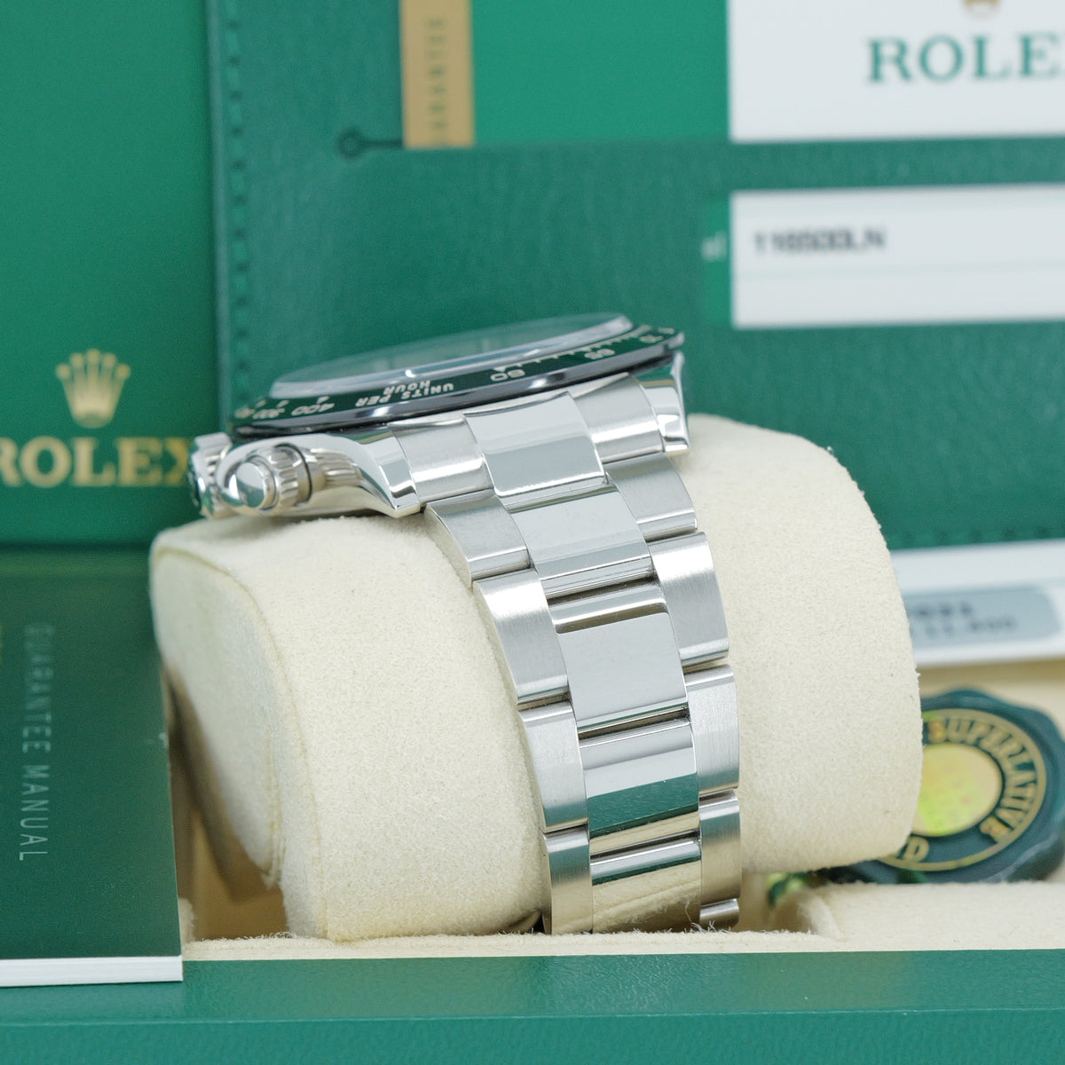 ROLEX COSMOGRAPH DAYTONA REF. 116500LN – QUADRANTE NERO – 2017 – PARI AL NUOVO – FULL SET