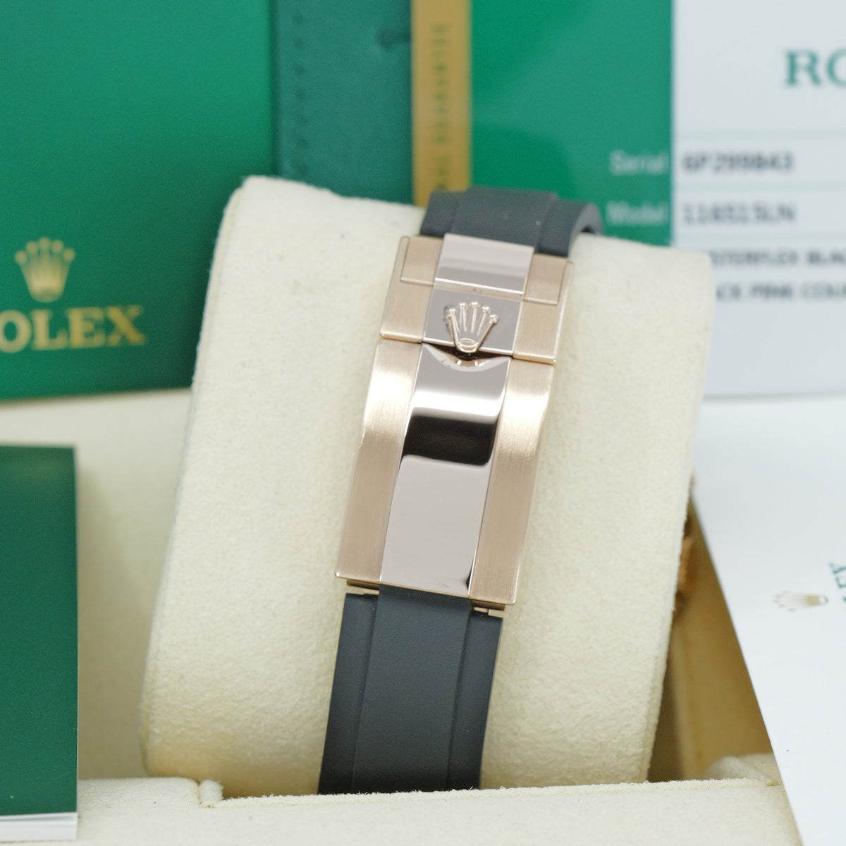 ROLEX COSMOGRAPH DAYTONA REF. 116515LN – ORO EVEROSE 18 CT – QUADRANTE NERO CON CONTATORI ROSÉ – 2019 – NUOVO MAI INDOSSATO – FULL SET ITALIANO