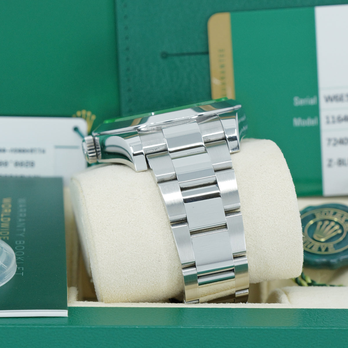 ROLEX MILGAUSS REF. 116400GV – Z-BLUE – 2018 – SUPER FULL SET CON TAG