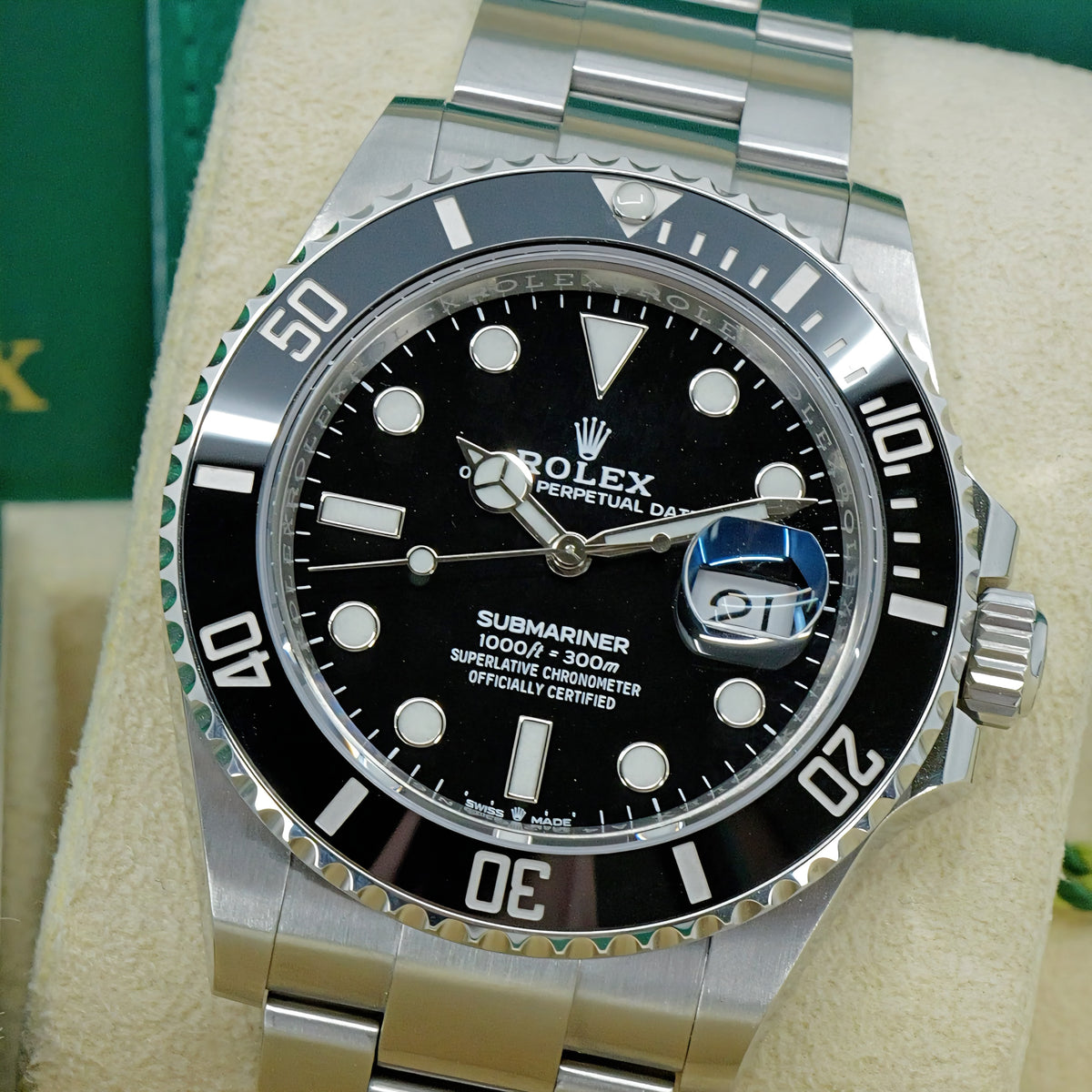 ROLEX SUBMARINER DATE REF. 126610LN – QUADRANTE NERO – 2021 – COME NUOVO – FULL SET