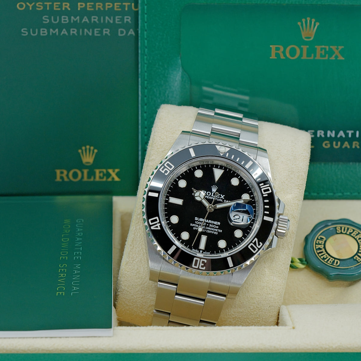 ROLEX SUBMARINER DATE REF. 126610LN – QUADRANTE NERO – 2021 – COME NUOVO – FULL SET