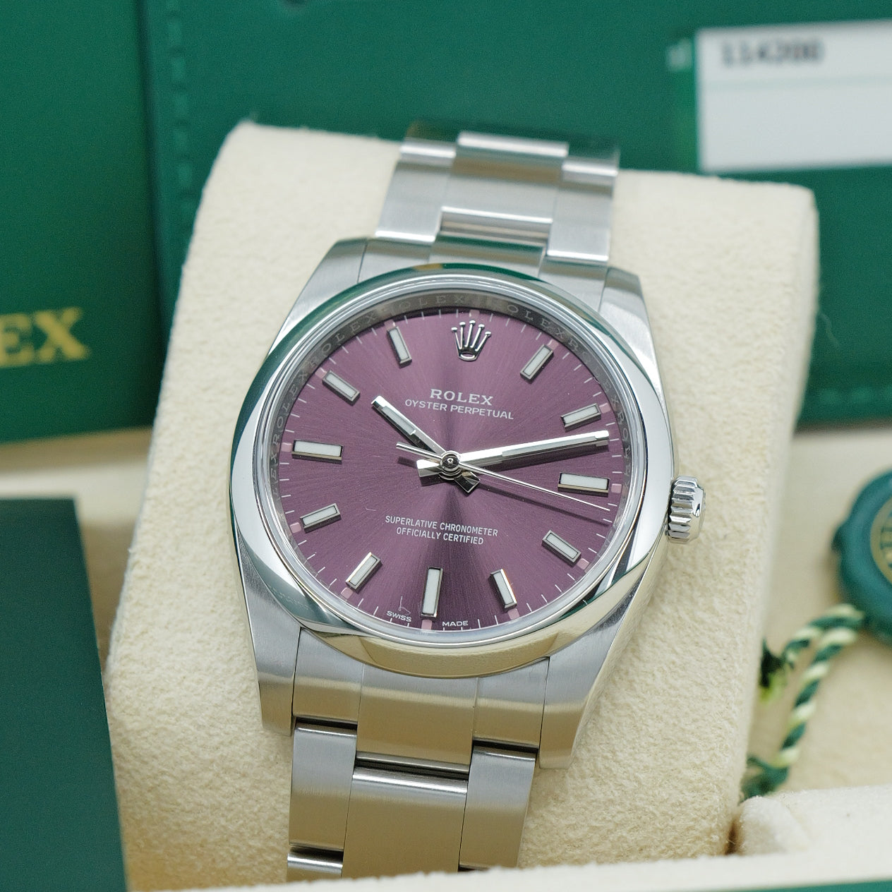 Rolex Oyster Perpetual 114200 "Grape"